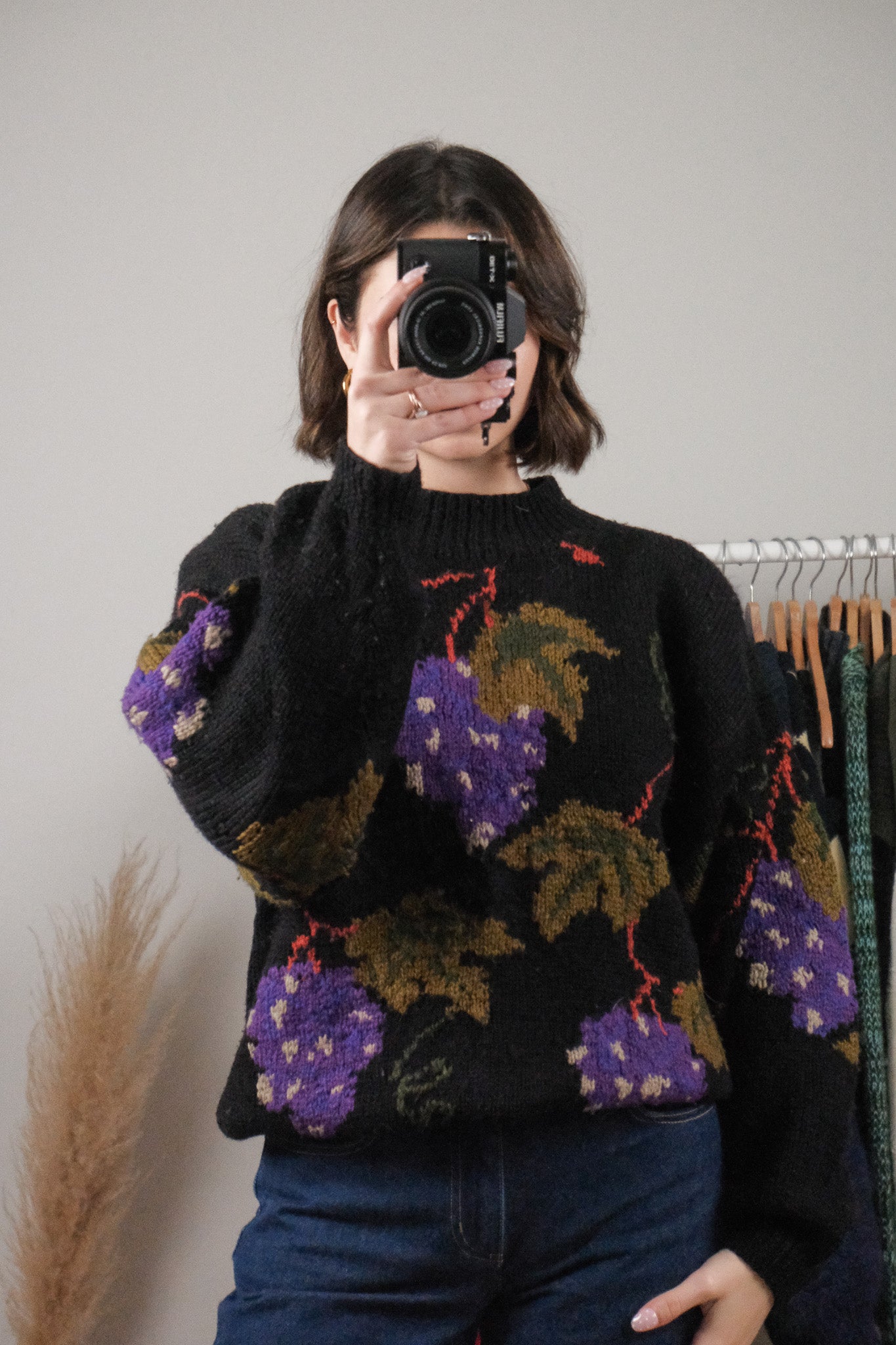 Vintage x Wool Blend Graphic Knit (S/M)