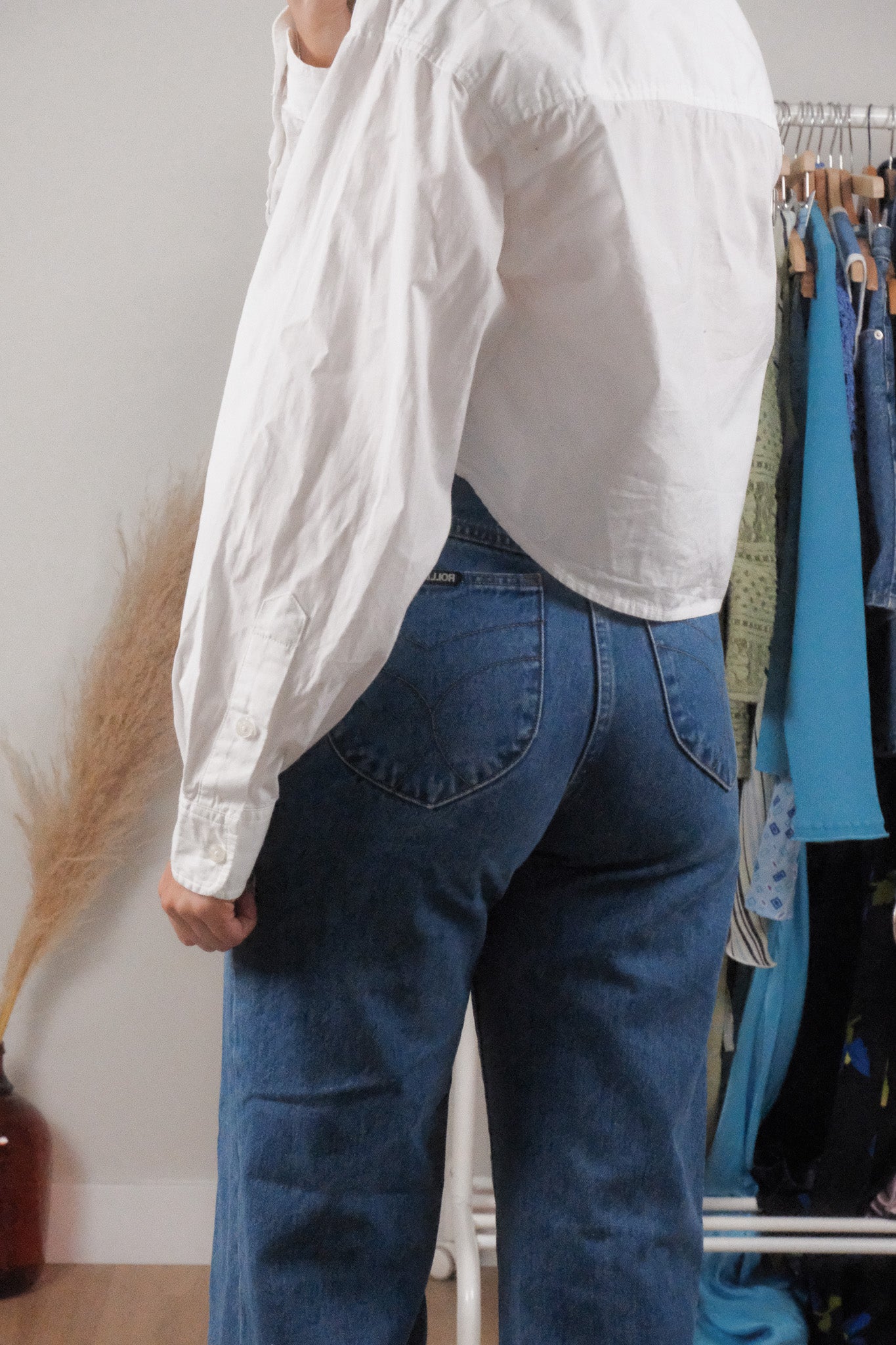 Aritzia x Cotton Cropped Blouse (M)