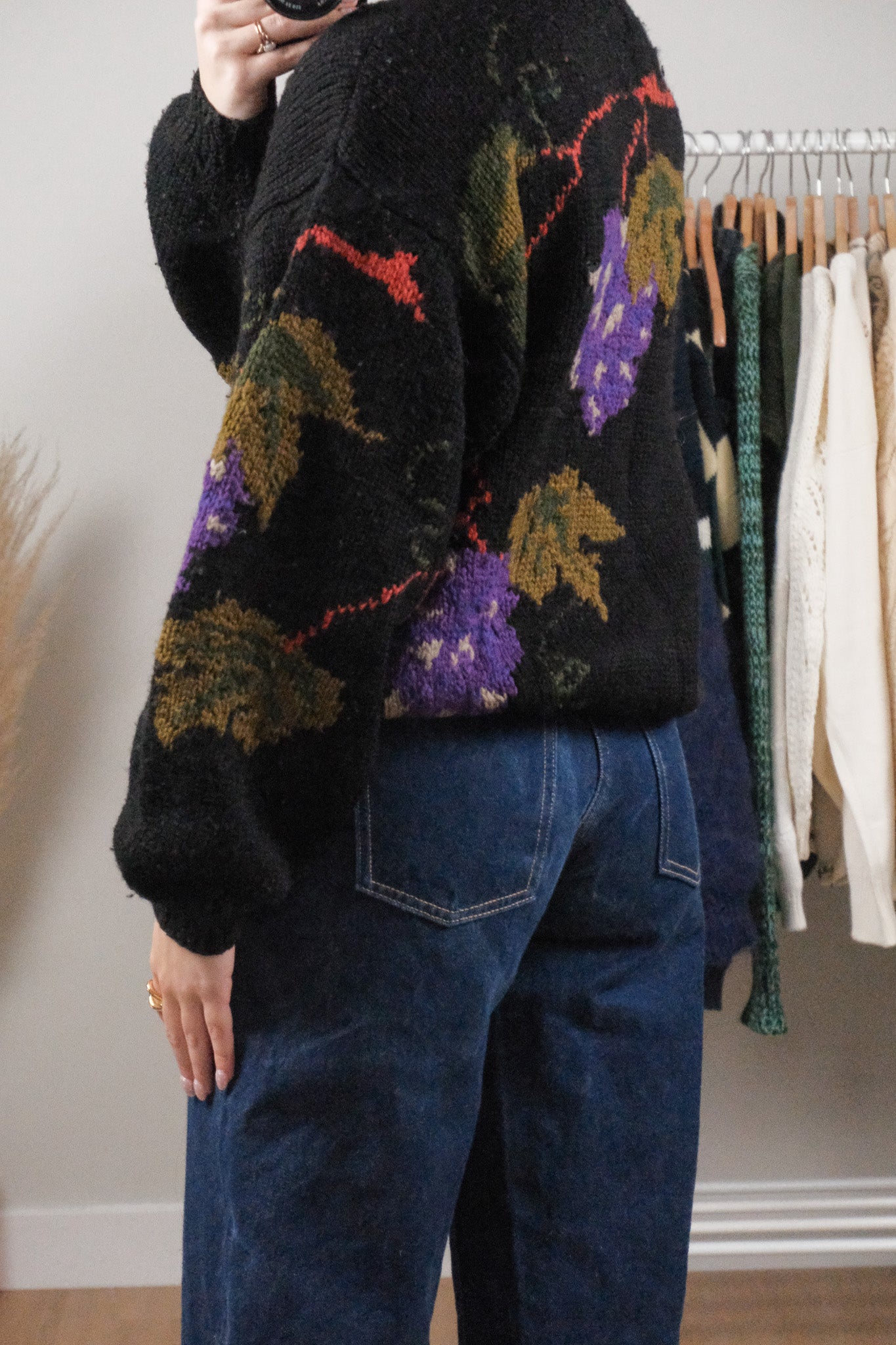 Vintage x Wool Blend Graphic Knit (S/M)