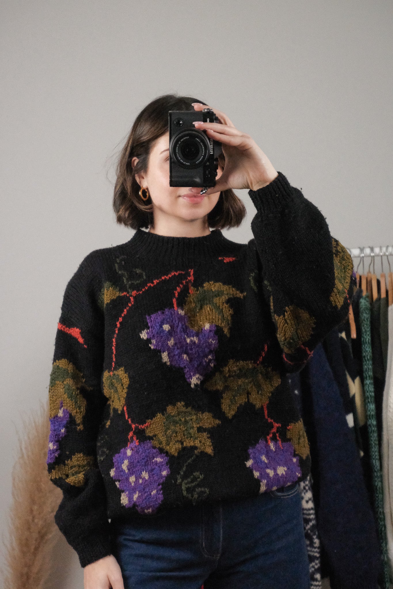 Vintage x Wool Blend Graphic Knit (S/M)