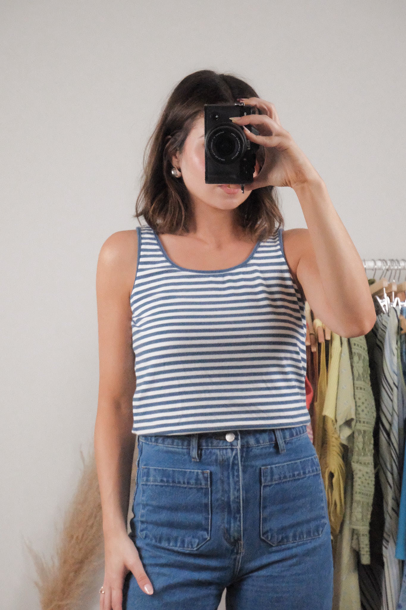 Vintage x Striped Tank (S/M)