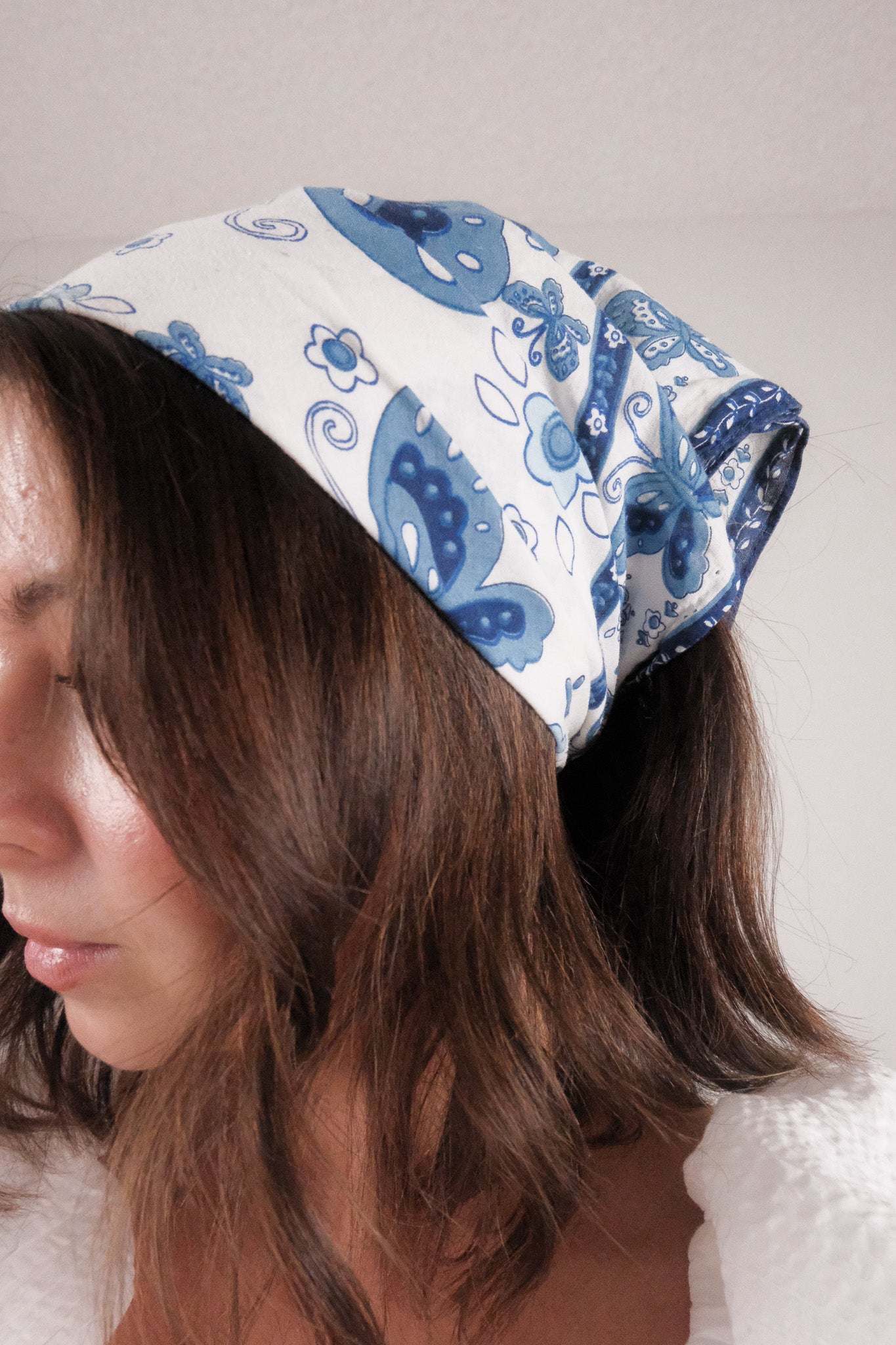 Vintage x Cotton Butterfly Scarf