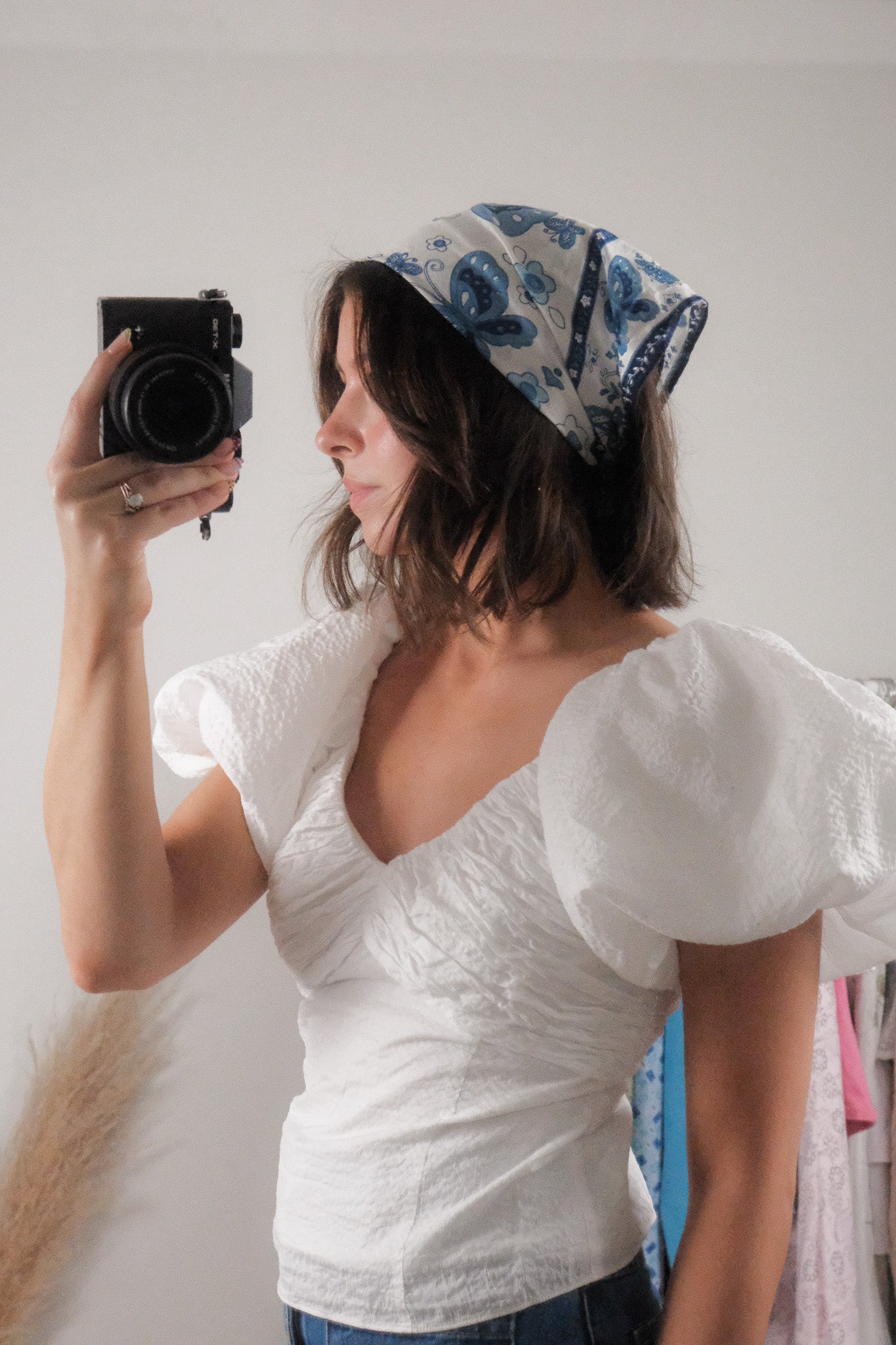 Vintage x Cotton Butterfly Scarf