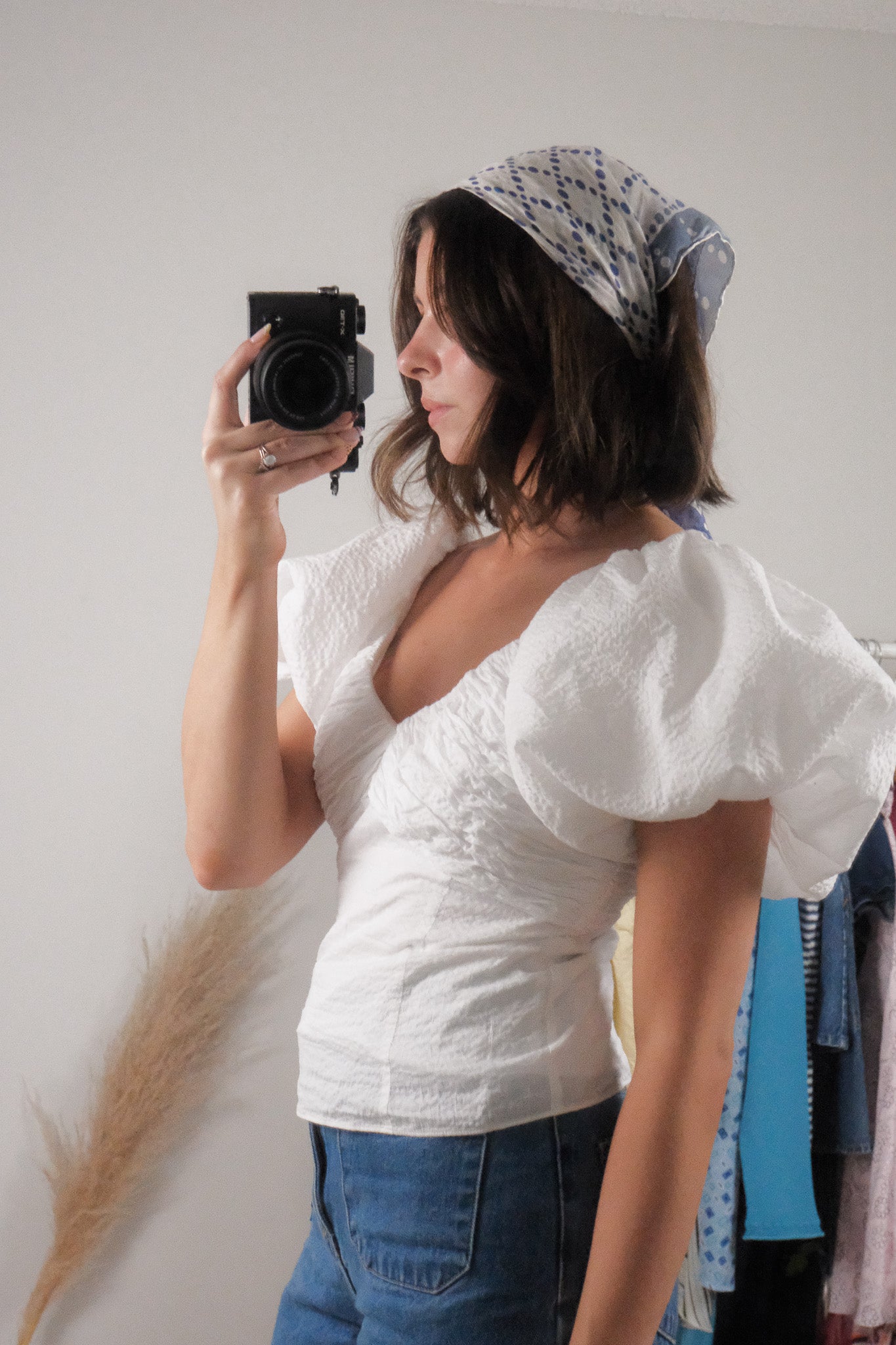 Vintage x Silk Polka Dot Scarf