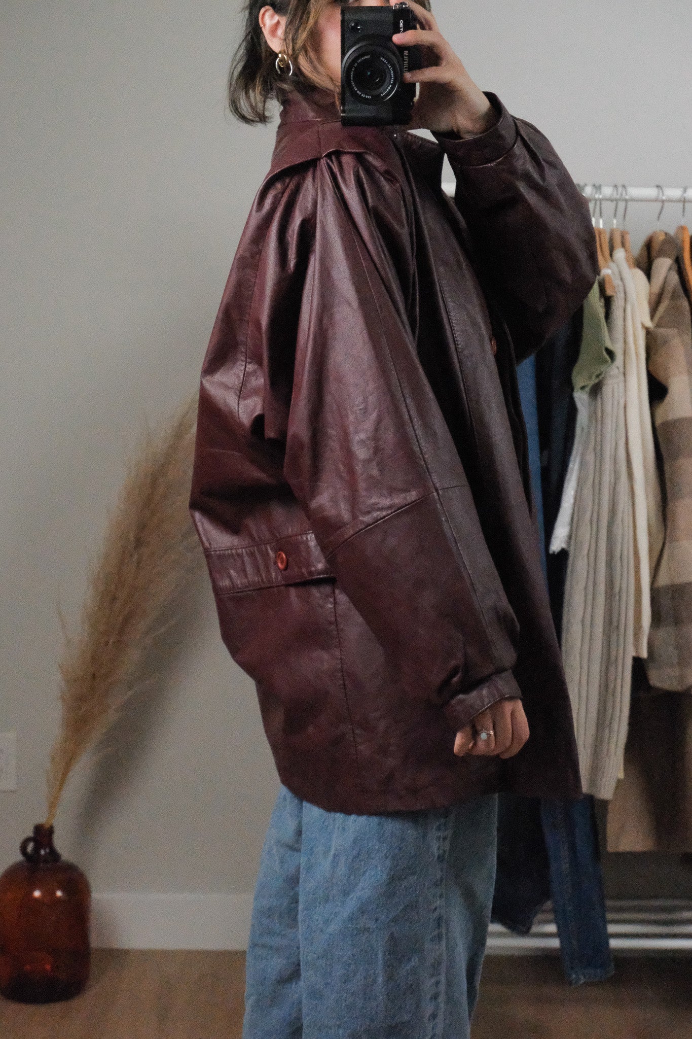 Made in Korea x Vintage x Leather Jacket (10-14)