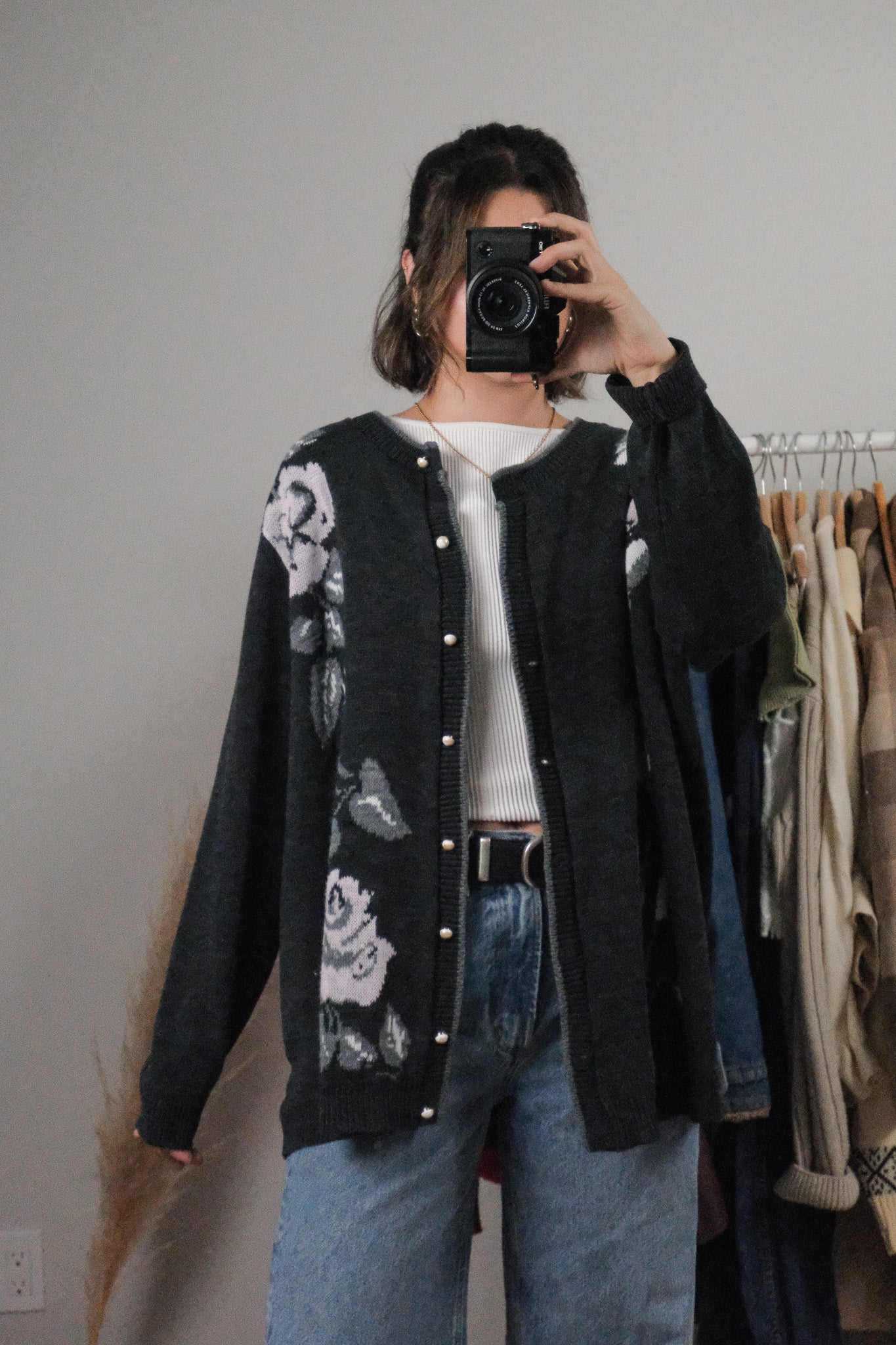 Vintage x Flower Cardigan (L)