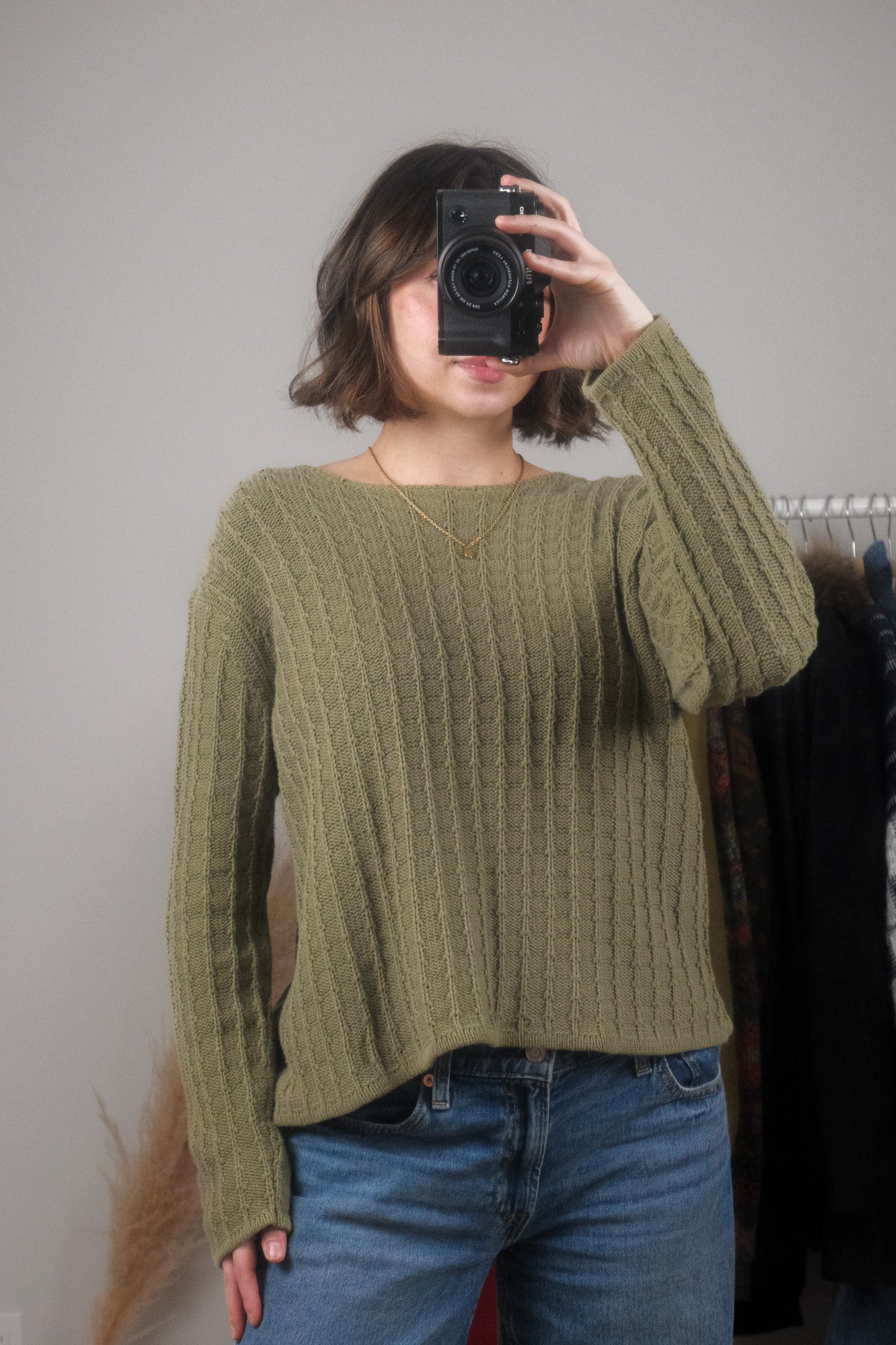 Vintage x Cotton Textured Knit Sweater (M/L)