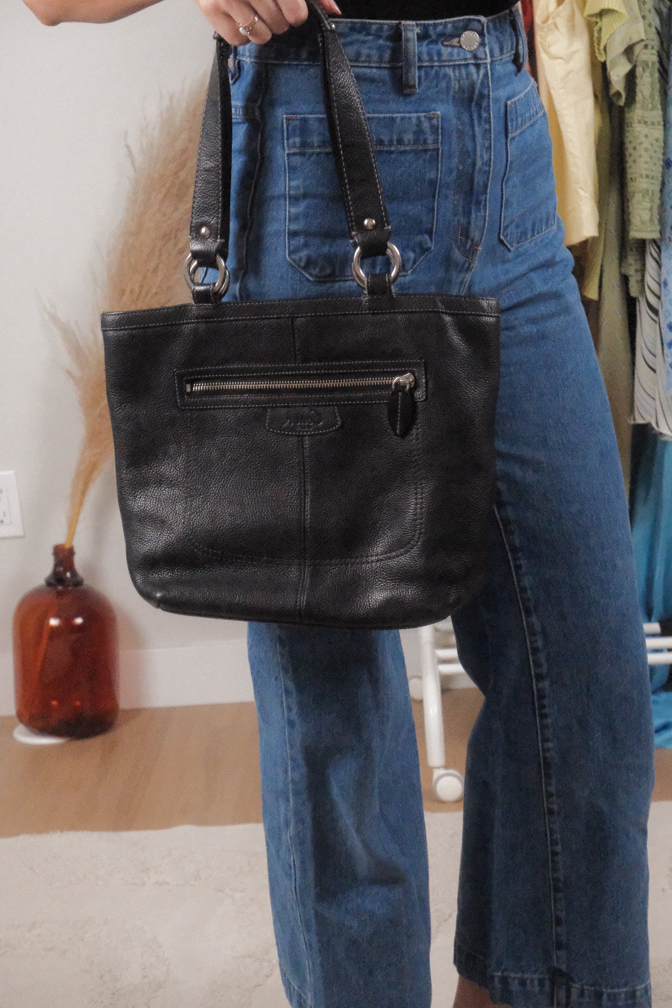 Vintage x Leather Coach Purse