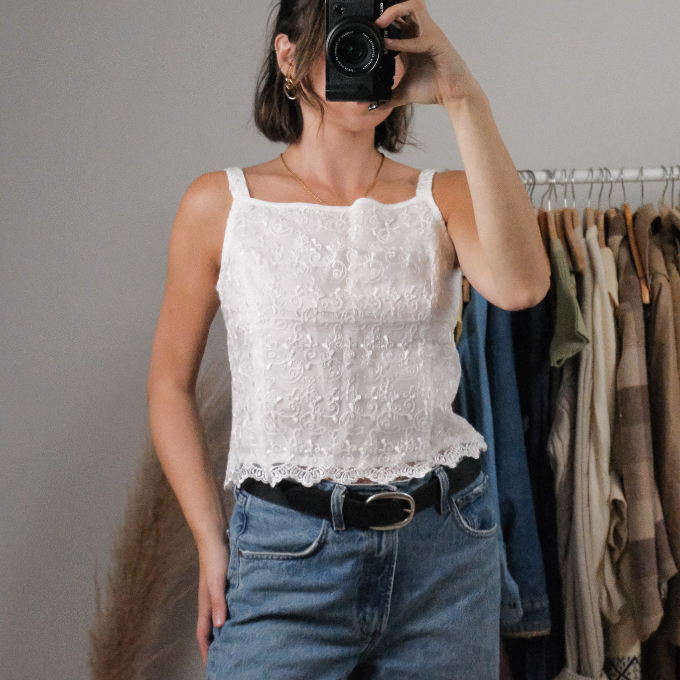 Made in Italy x Vintage x Lace Tank Top (6)