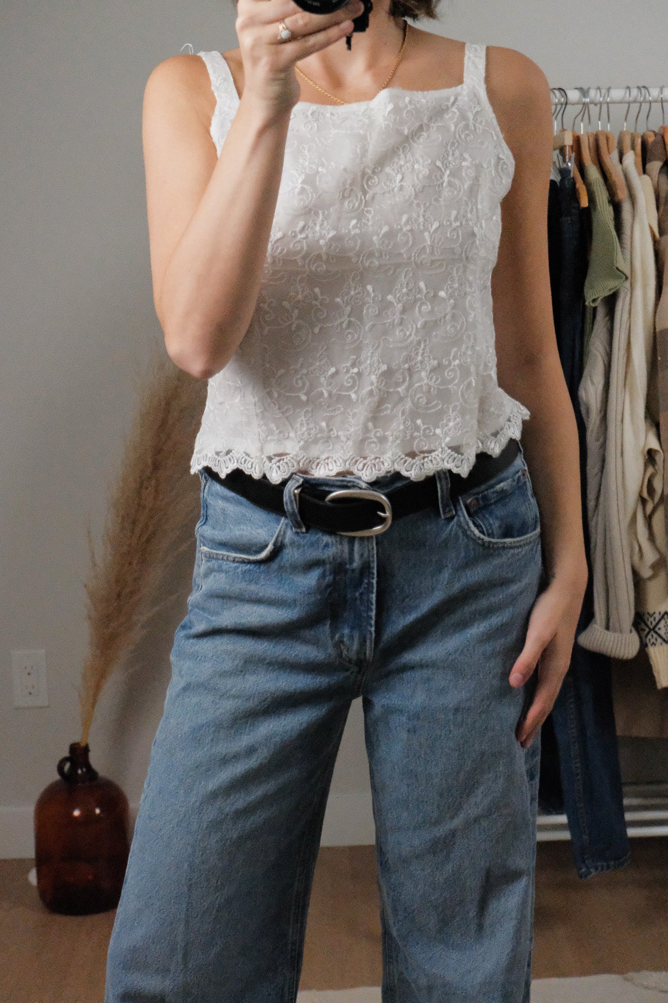 Made in Italy x Vintage x Lace Tank Top (6)