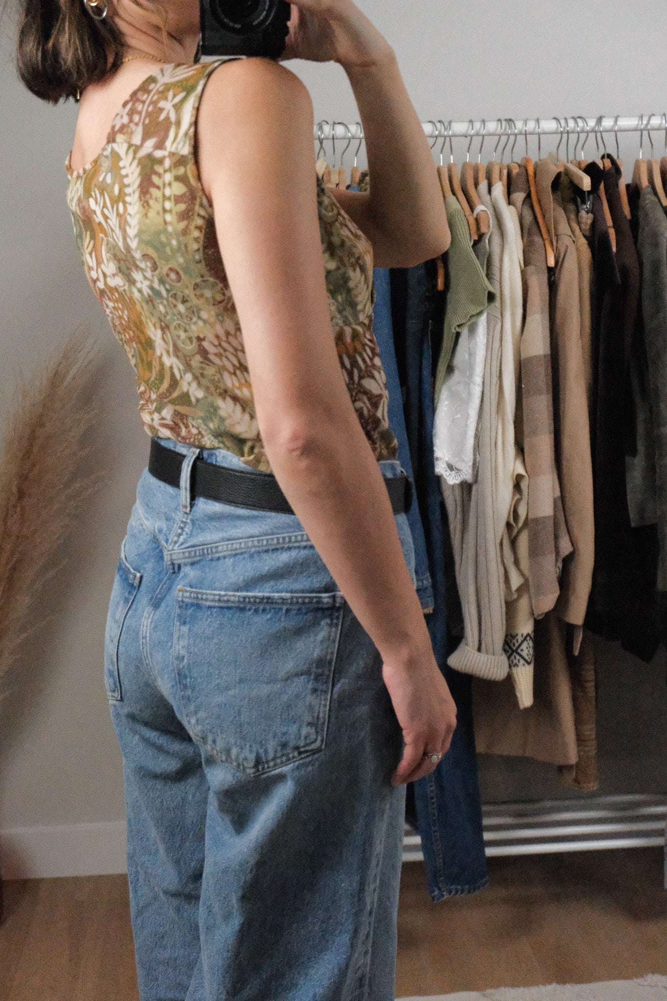 Made in Canada x Vintage x Mesh Patterned Tank (M)