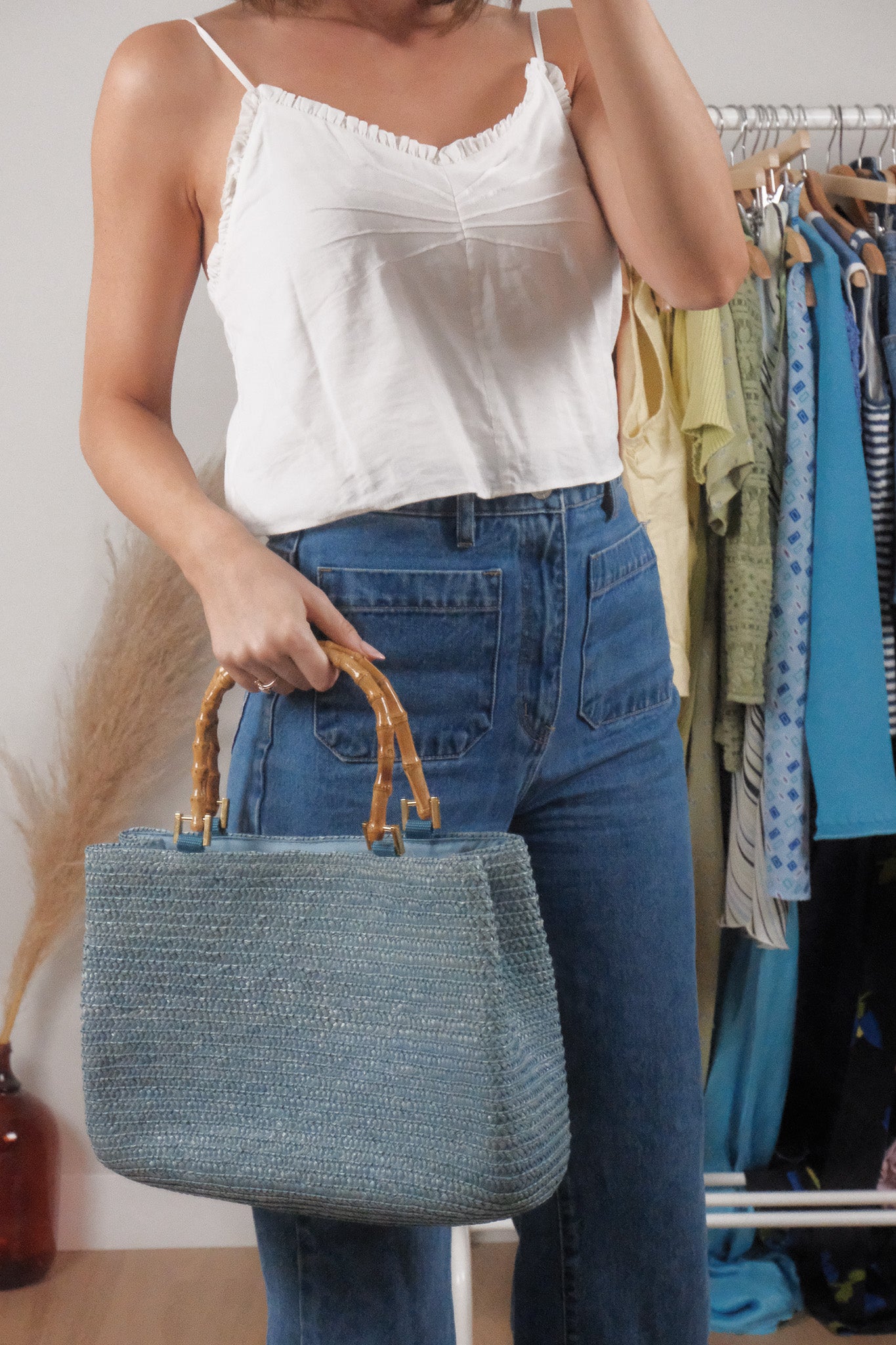 Vintage x Woven Bag