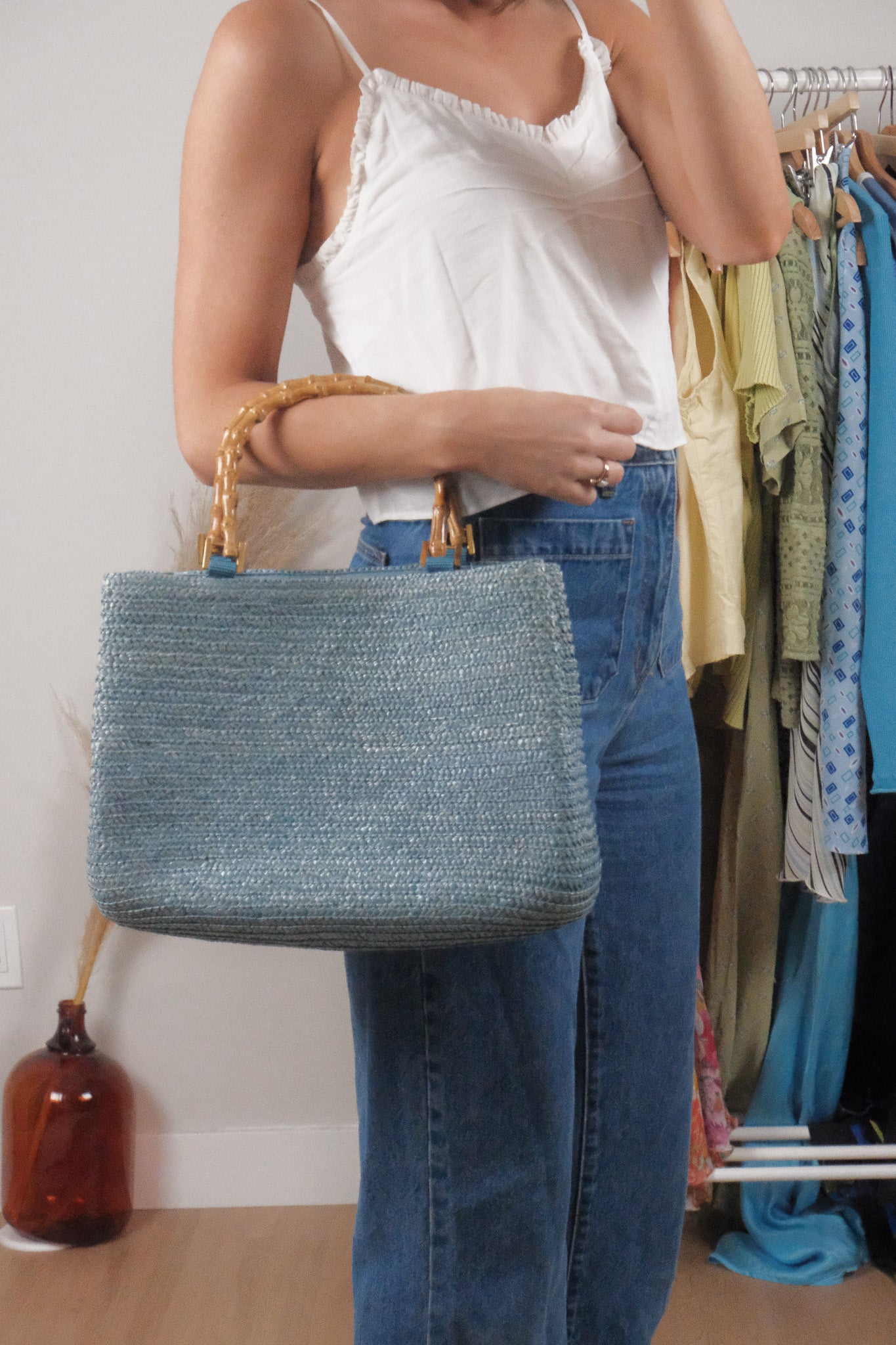 Vintage x Woven Bag
