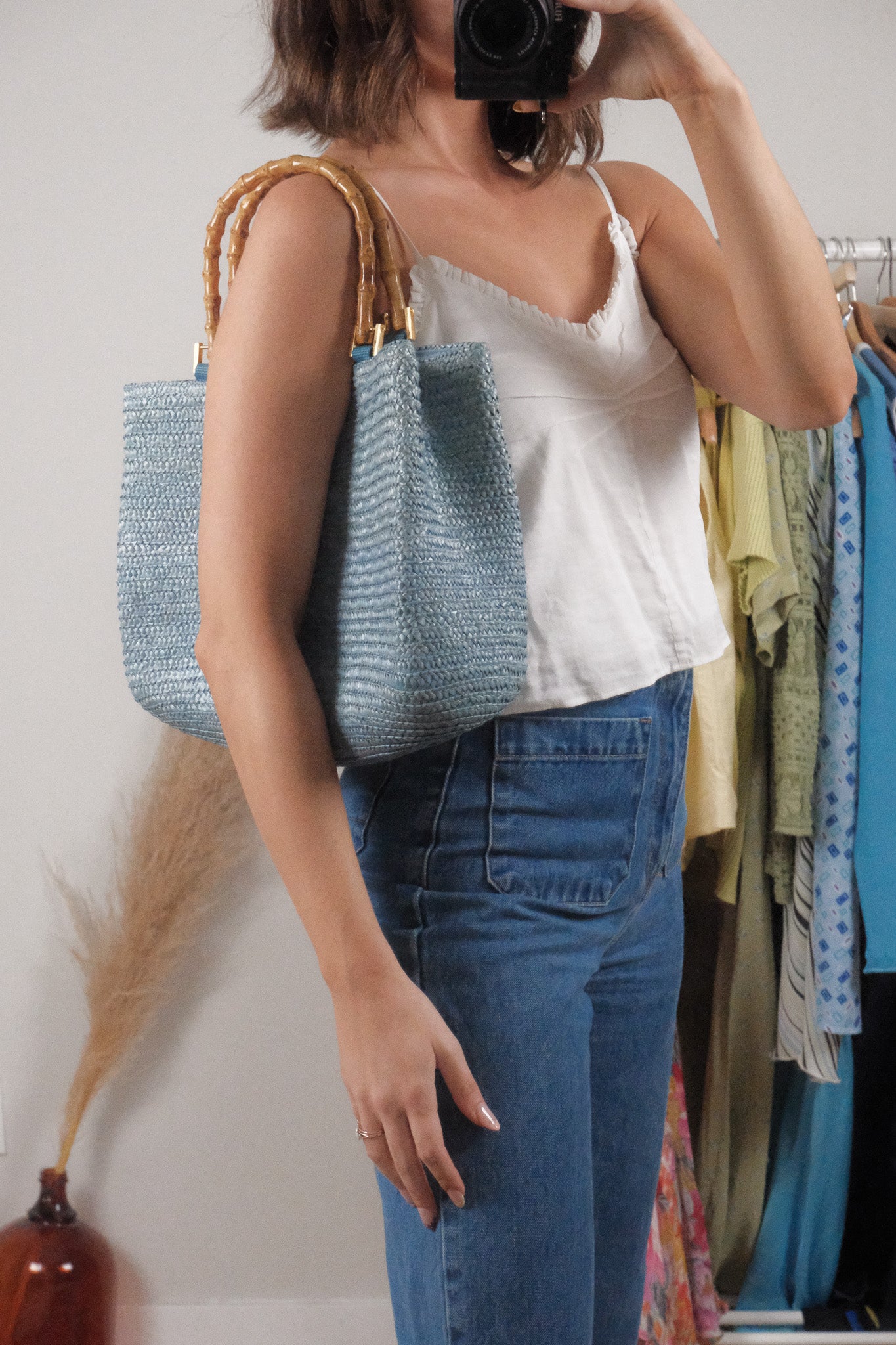 Vintage x Woven Bag