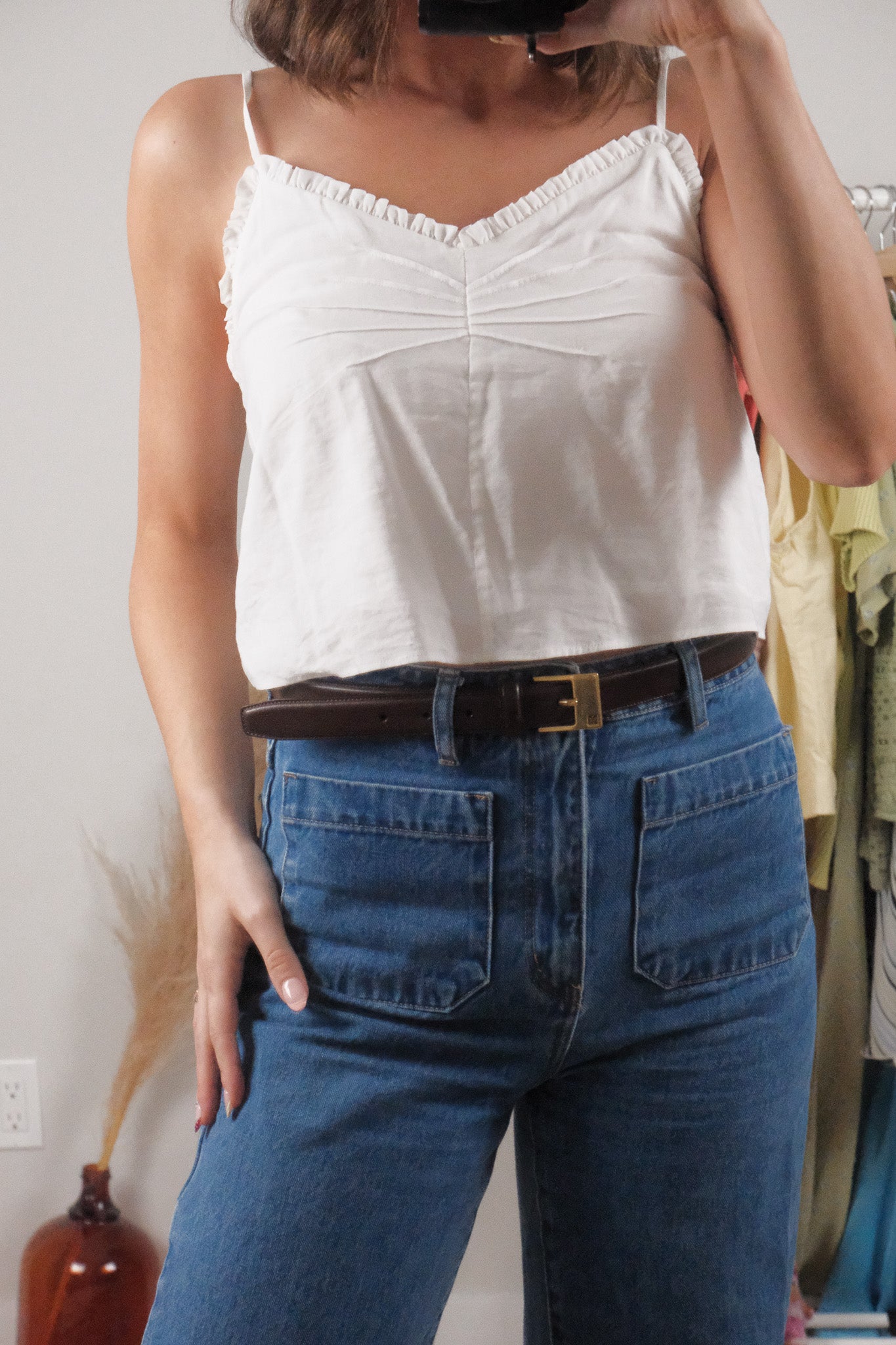 Vintage x Ralph Lauren x Leather Belt (M/L)