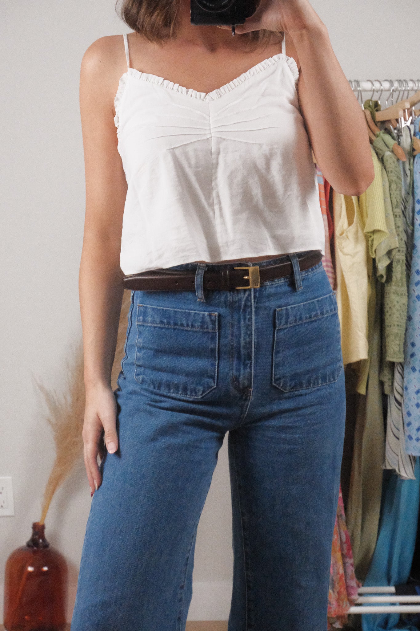 Vintage x Ralph Lauren x Leather Belt (M/L)