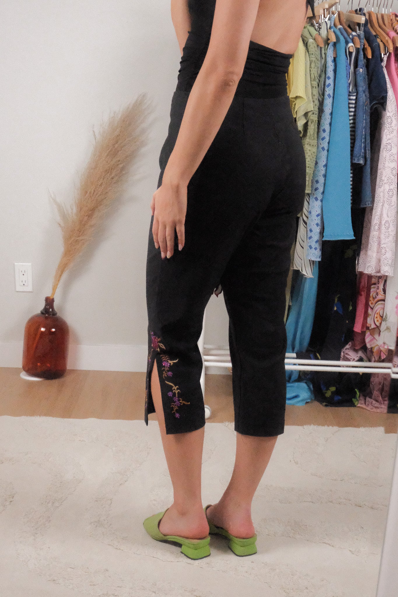 Vintage x Embroidered Beaded Capris (8)