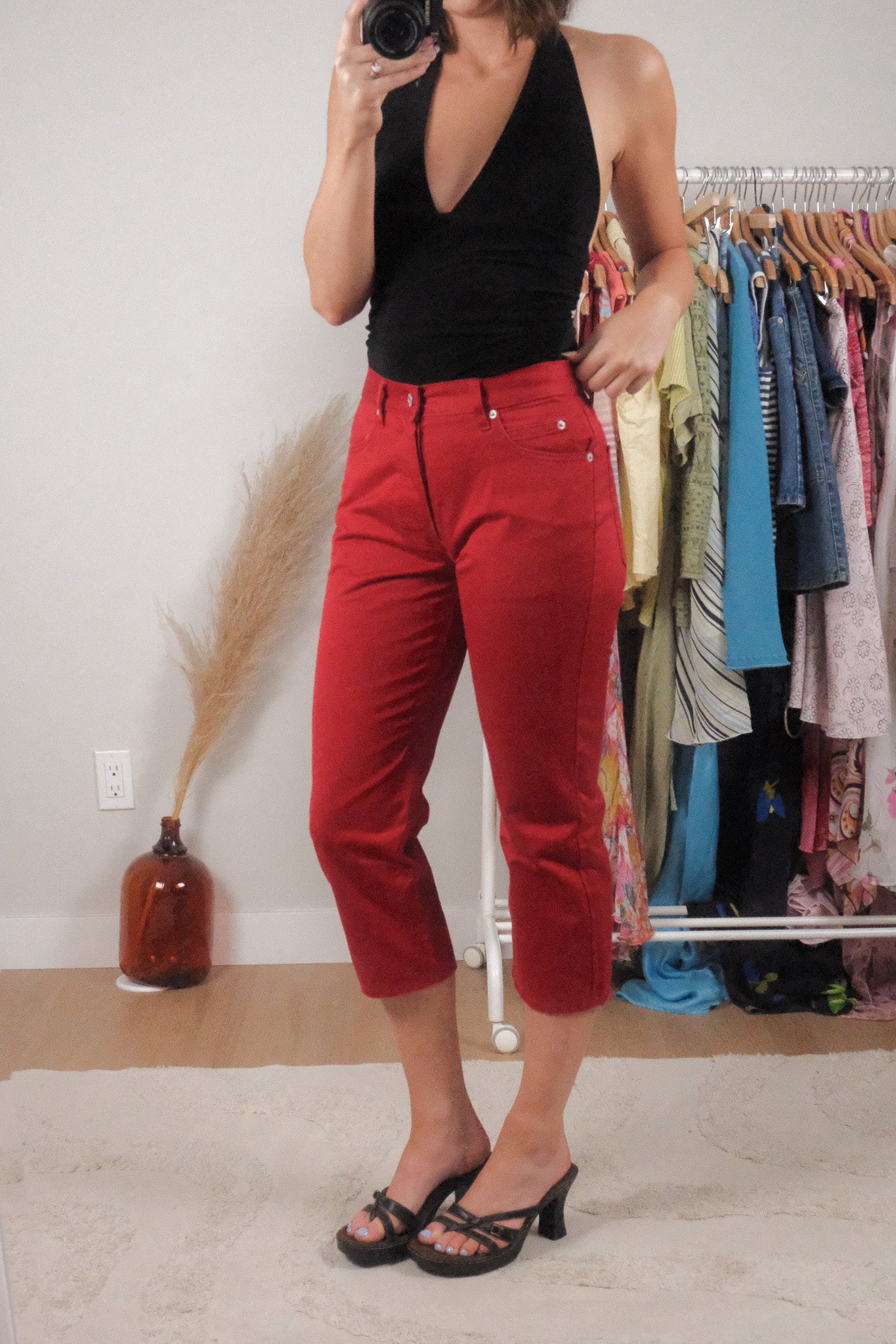 Vintage x 2000 Gap x Cotton Capris (2/4)