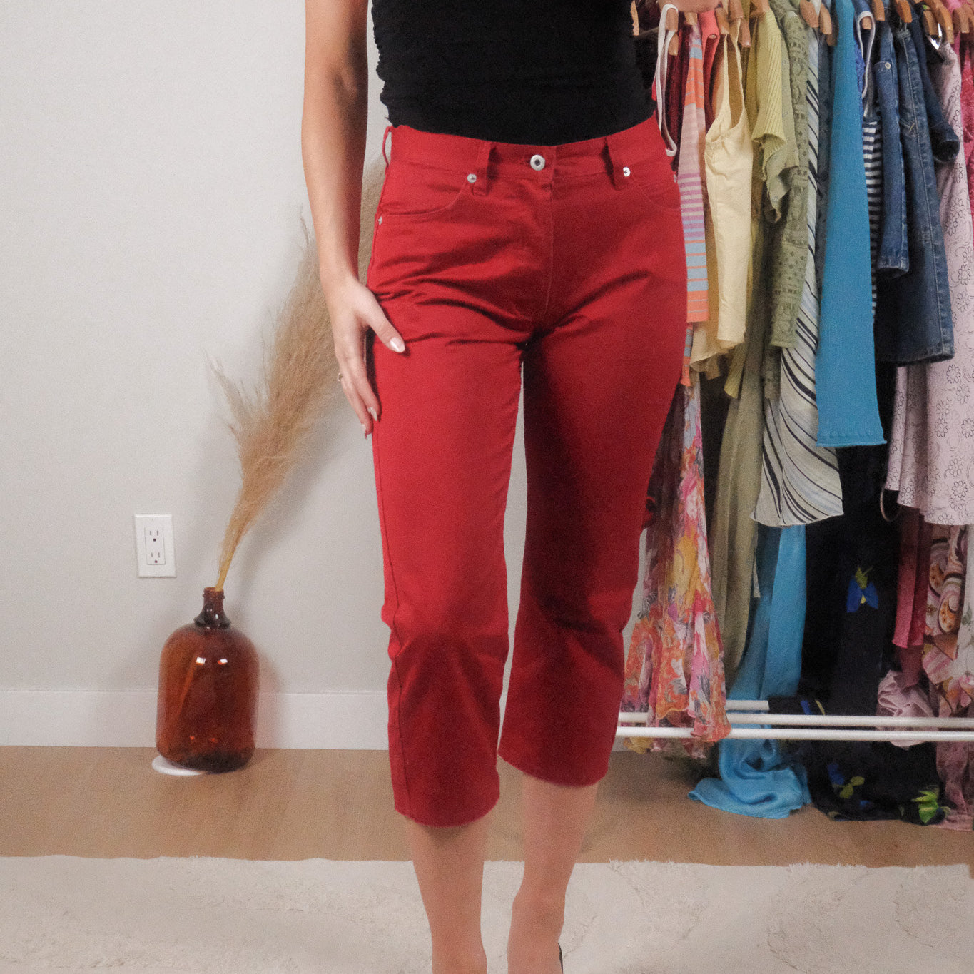 Vintage x 2000 Gap x Cotton Capris (2/4)