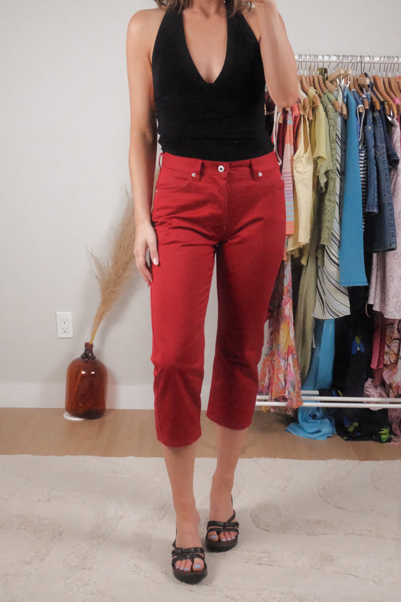 Vintage x 2000 Gap x Cotton Capris (2/4)