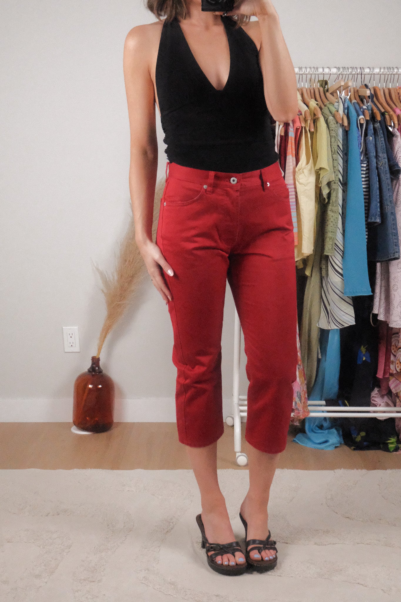 Vintage x 2000 Gap x Cotton Capris (2/4)