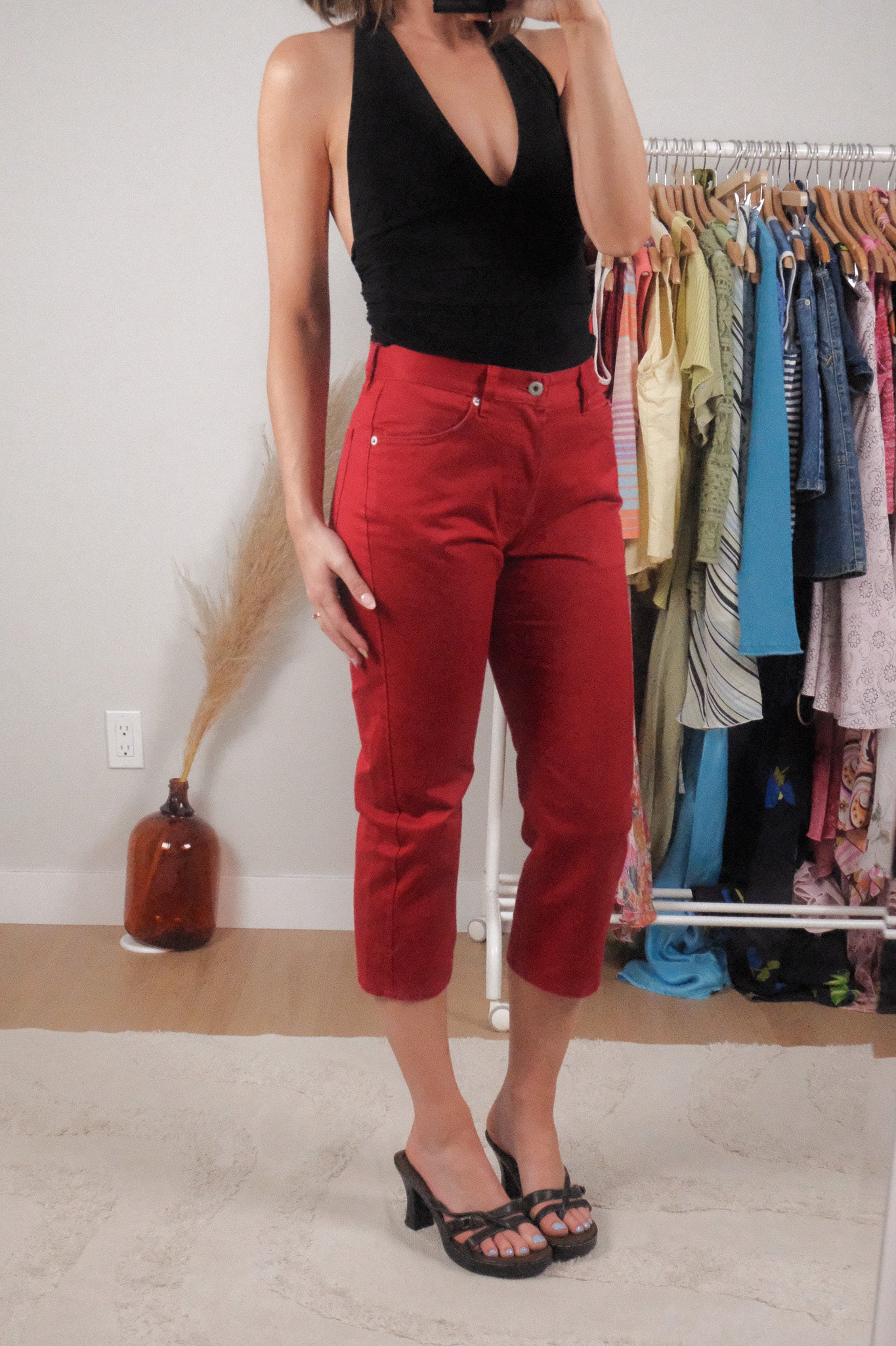 Vintage x 2000 Gap x Cotton Capris (2/4)