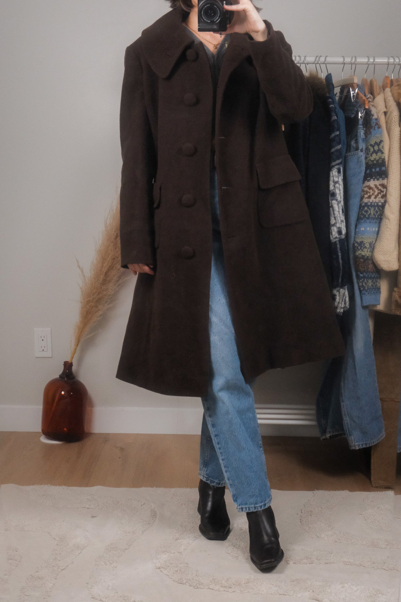 Vintage x Wool & Cashmere Blend Coat (M/L)