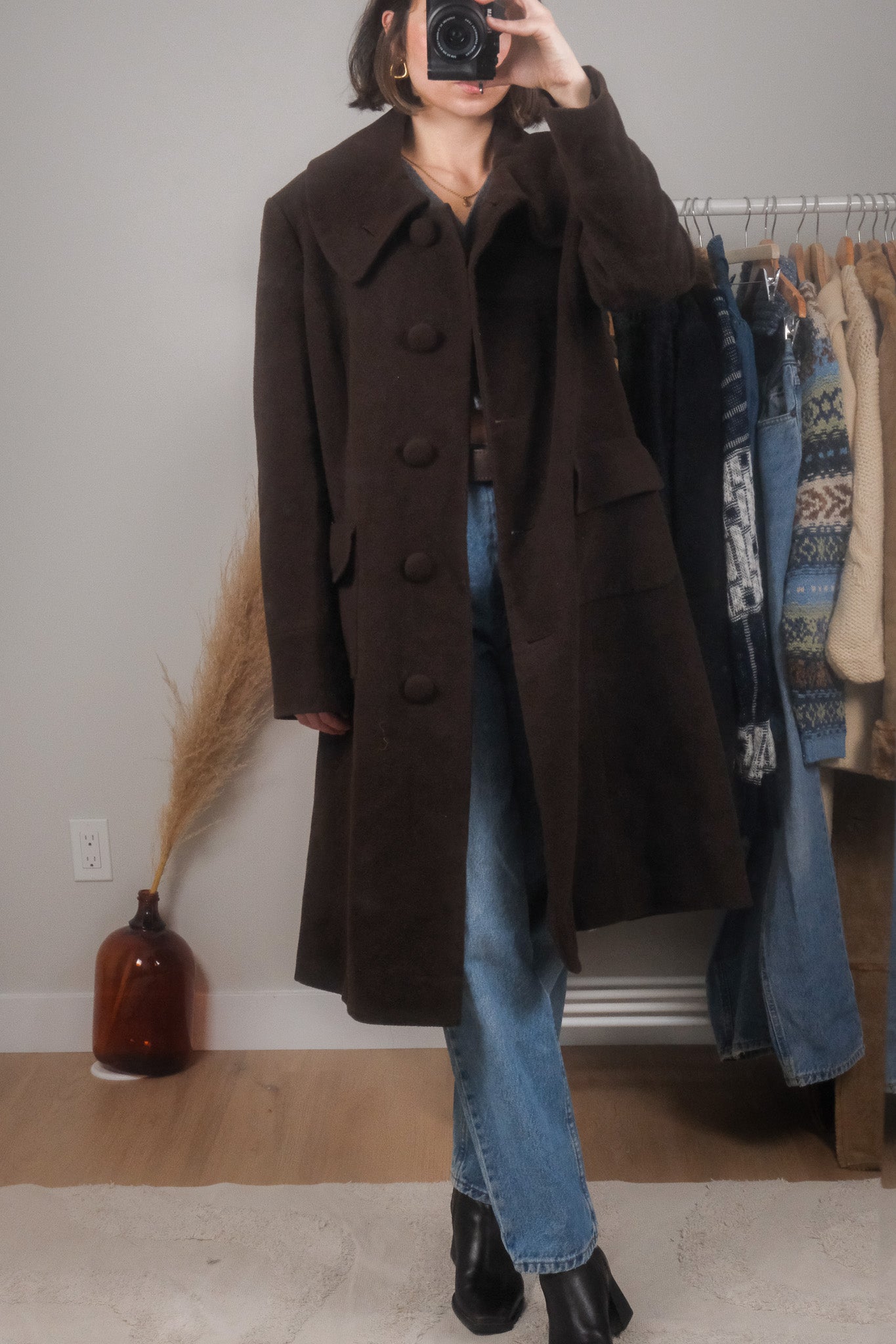 Vintage x Wool & Cashmere Blend Coat (M/L)
