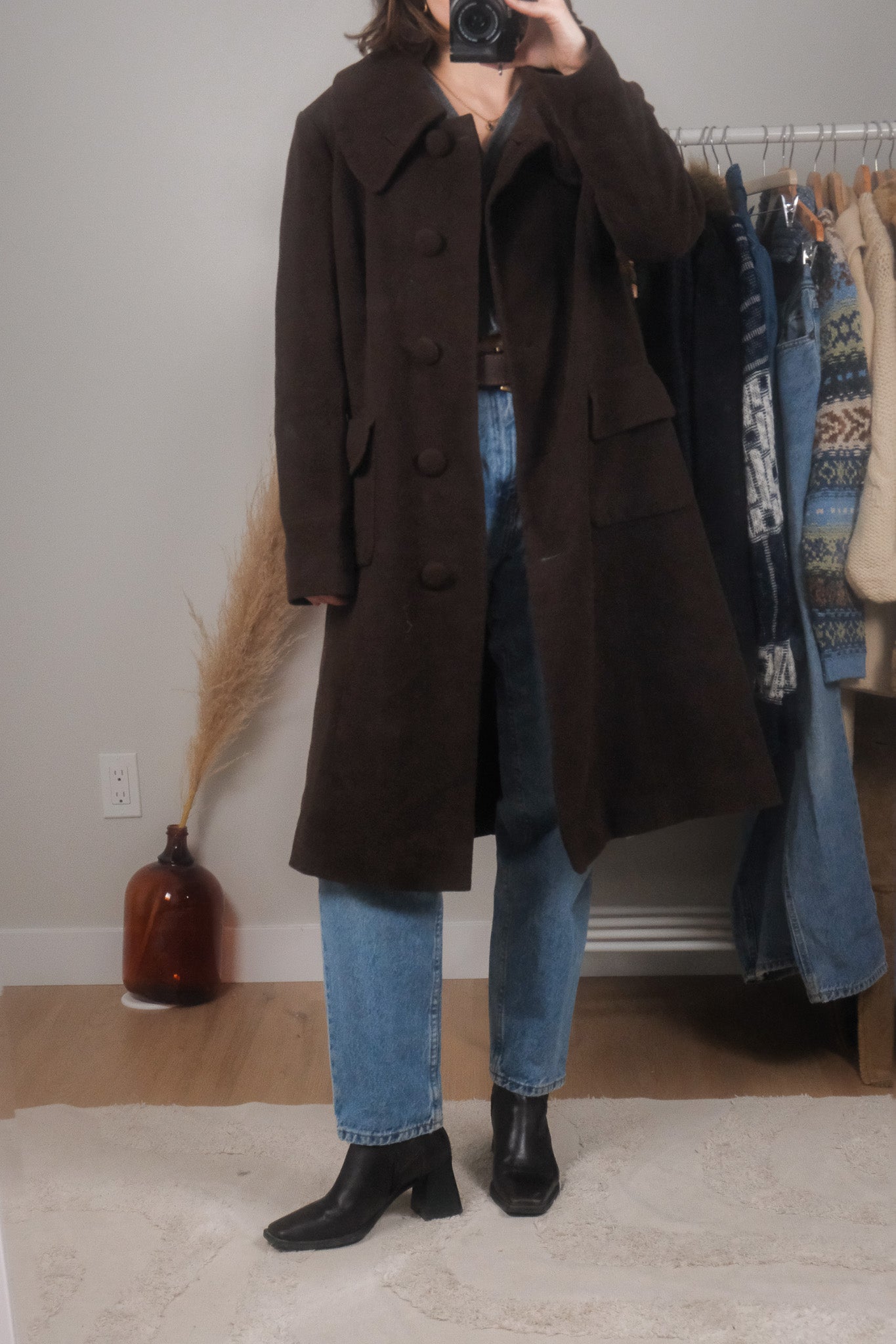 Vintage x Wool & Cashmere Blend Coat (M/L)