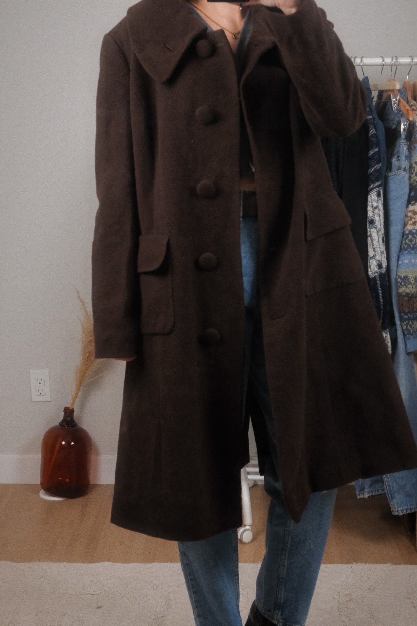Vintage x Wool & Cashmere Blend Coat (M/L)