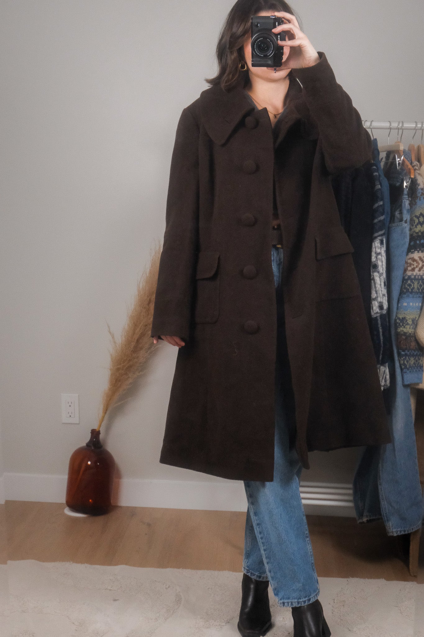 Vintage x Wool & Cashmere Blend Coat (M/L)