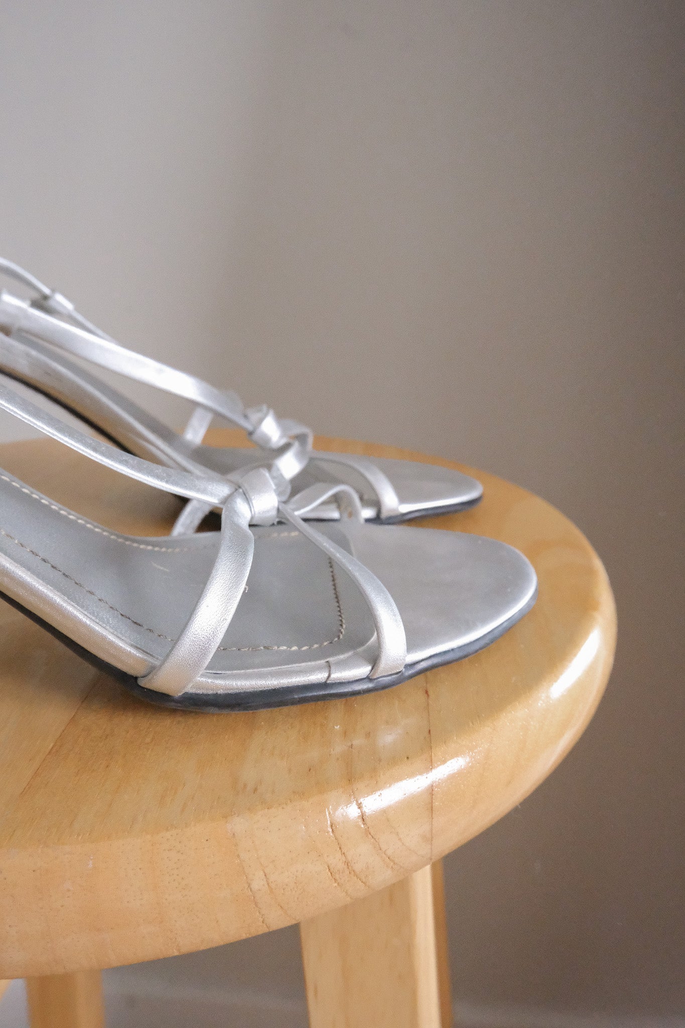 Ralph Lauren x Leather Strappy Heels (7.5/8)