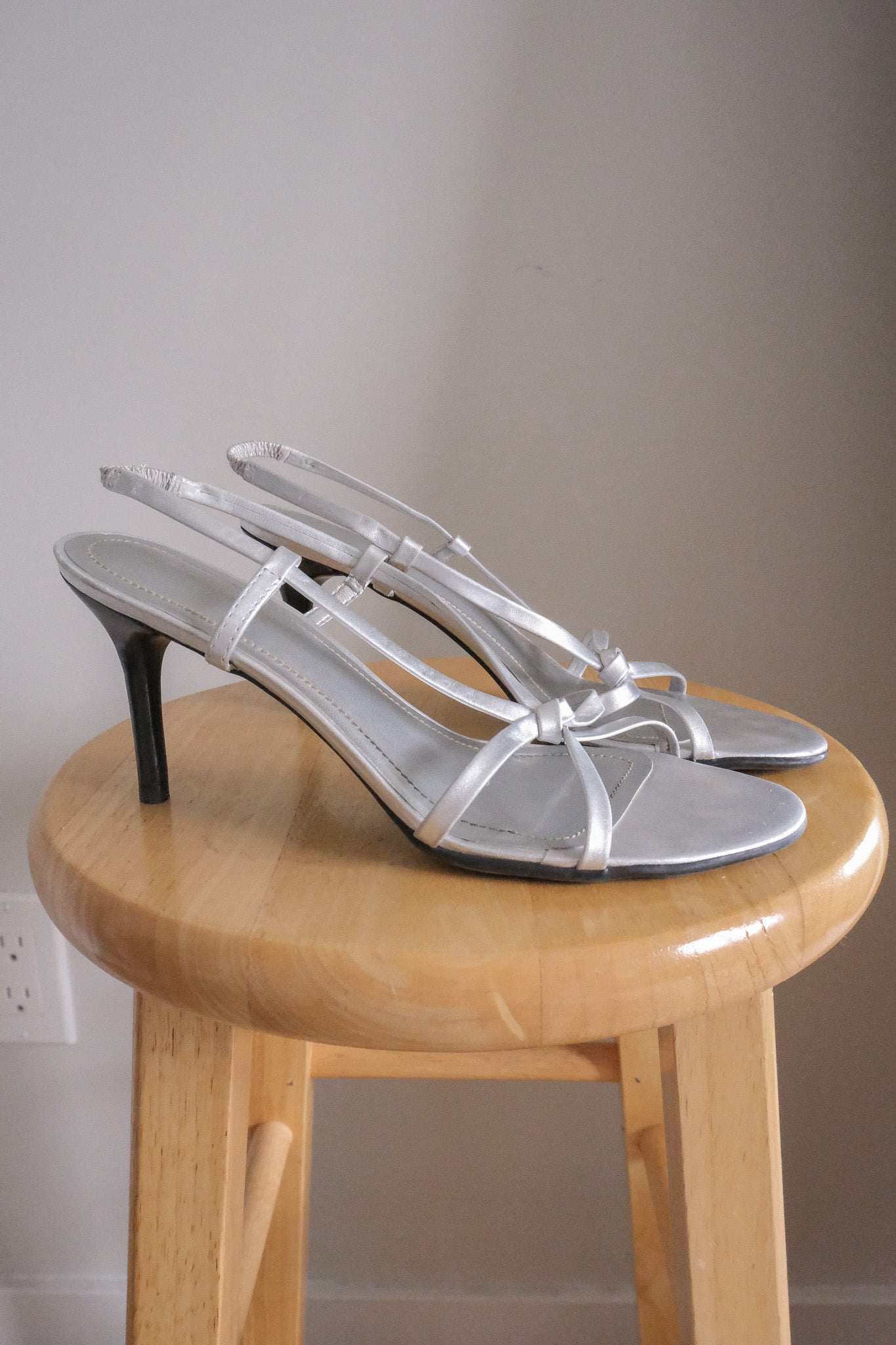 Ralph Lauren x Leather Strappy Heels (7.5/8)