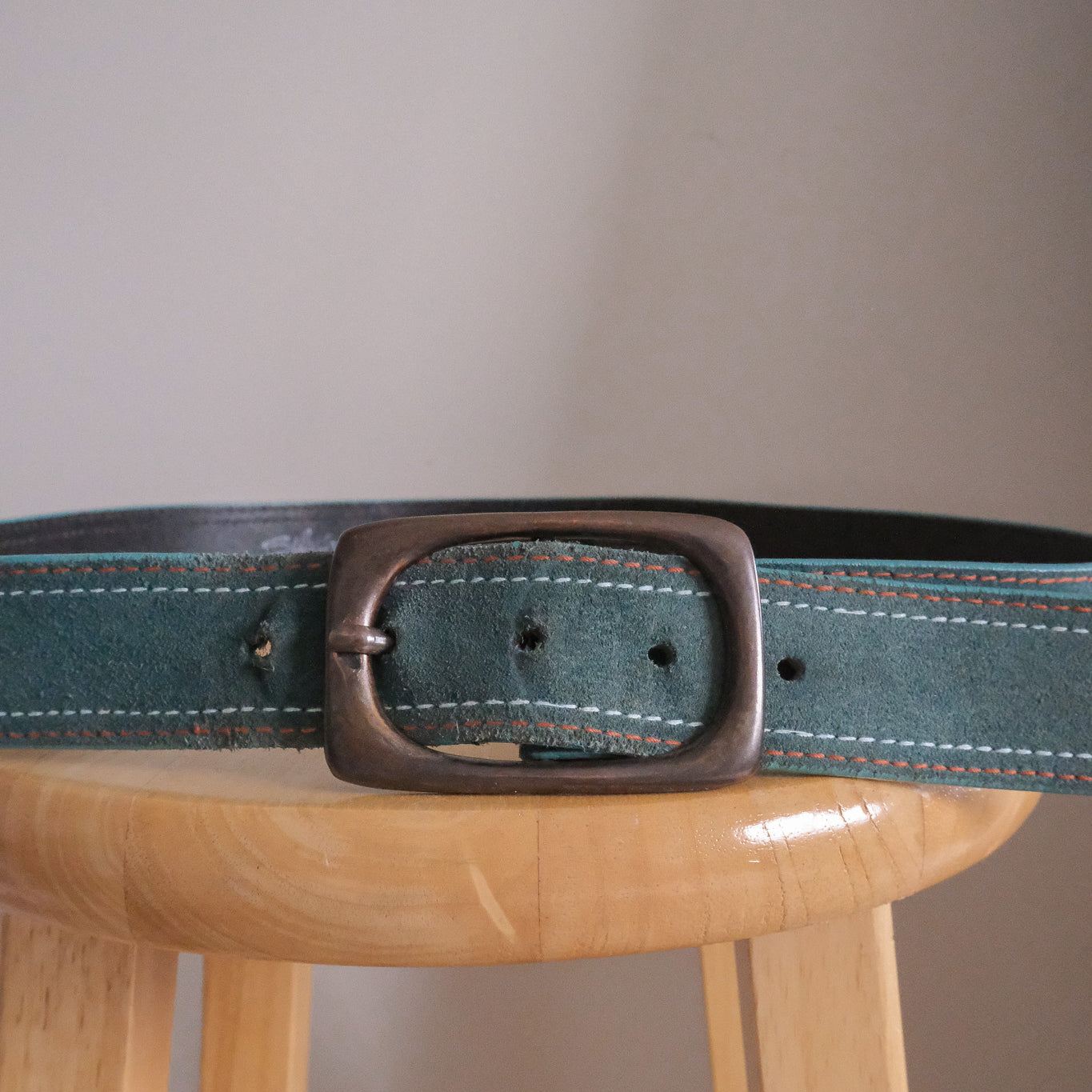 Made in Canada x Vintage x Suede Belt (L)