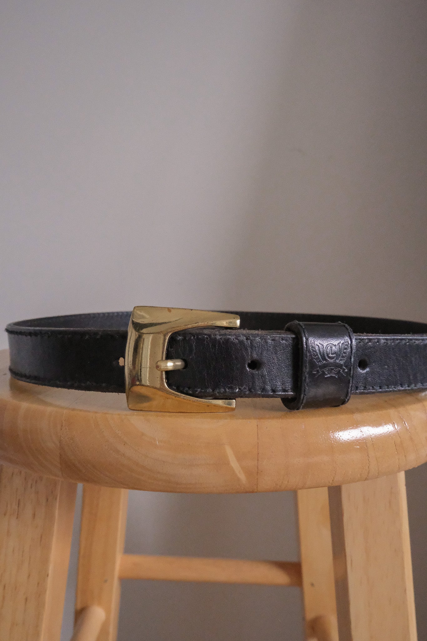Vintage x Leather Belt (M)