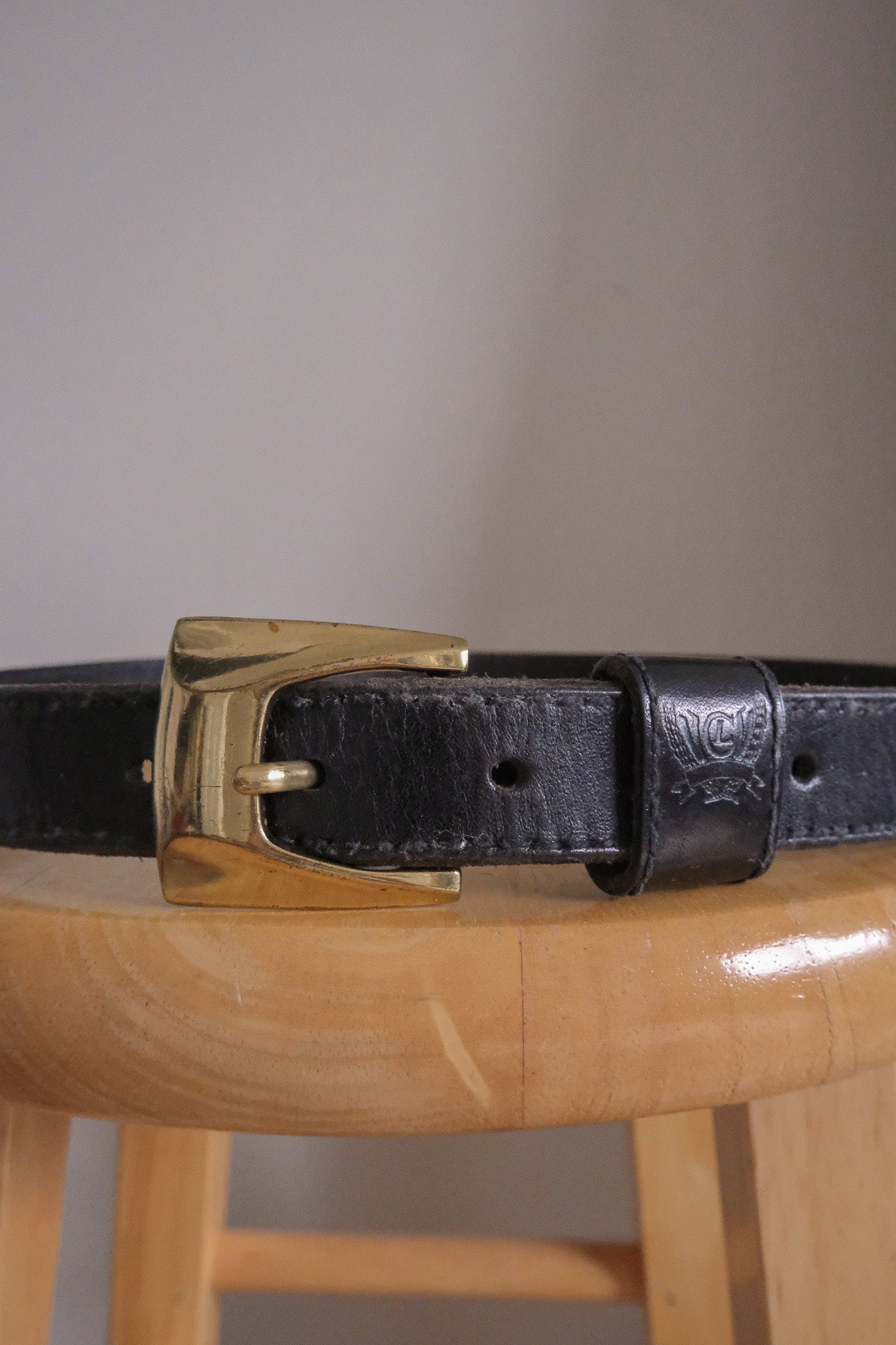Vintage x Leather Belt (M)
