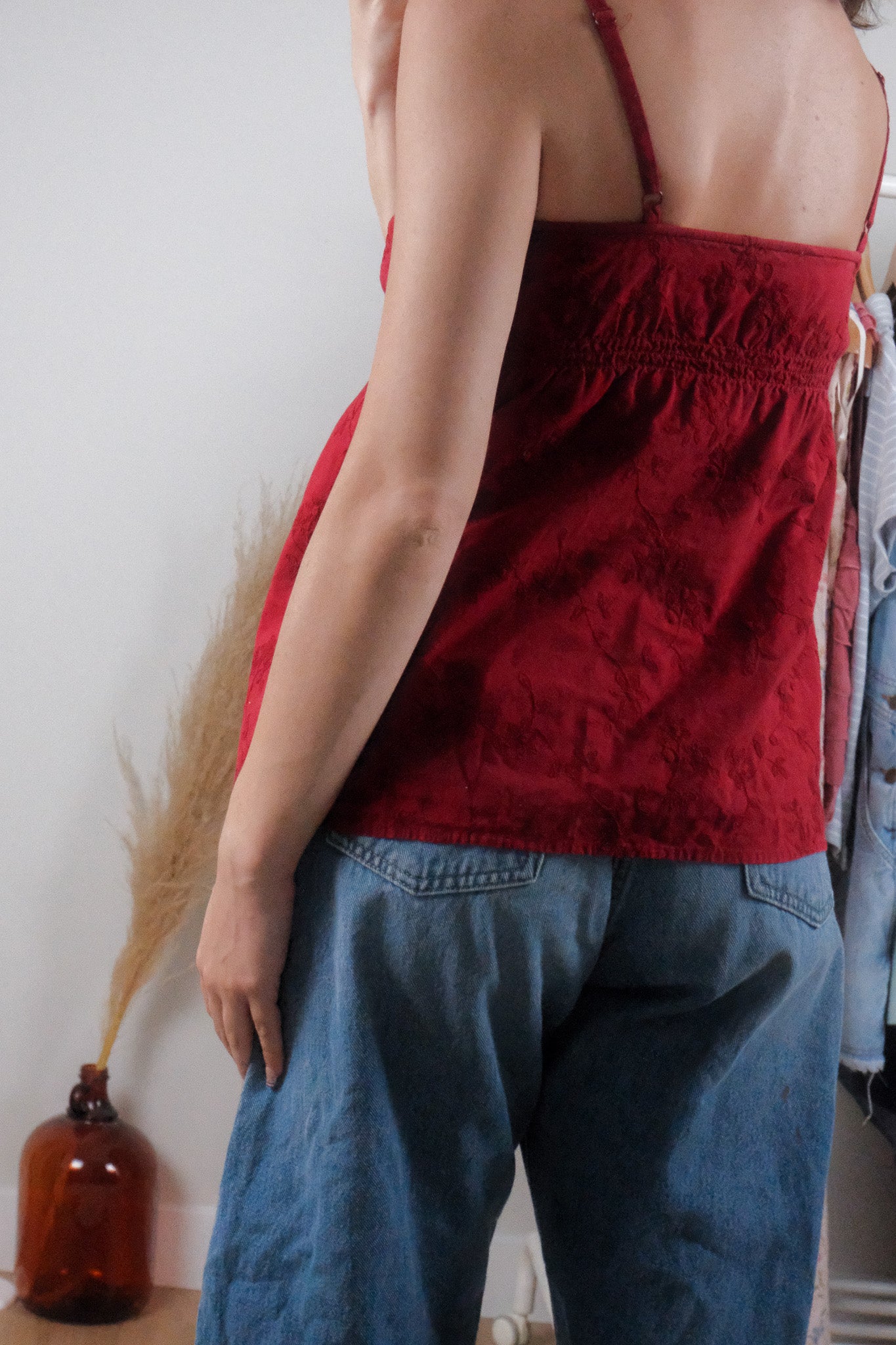Vintage x Cotton Textured Button Tank (4)