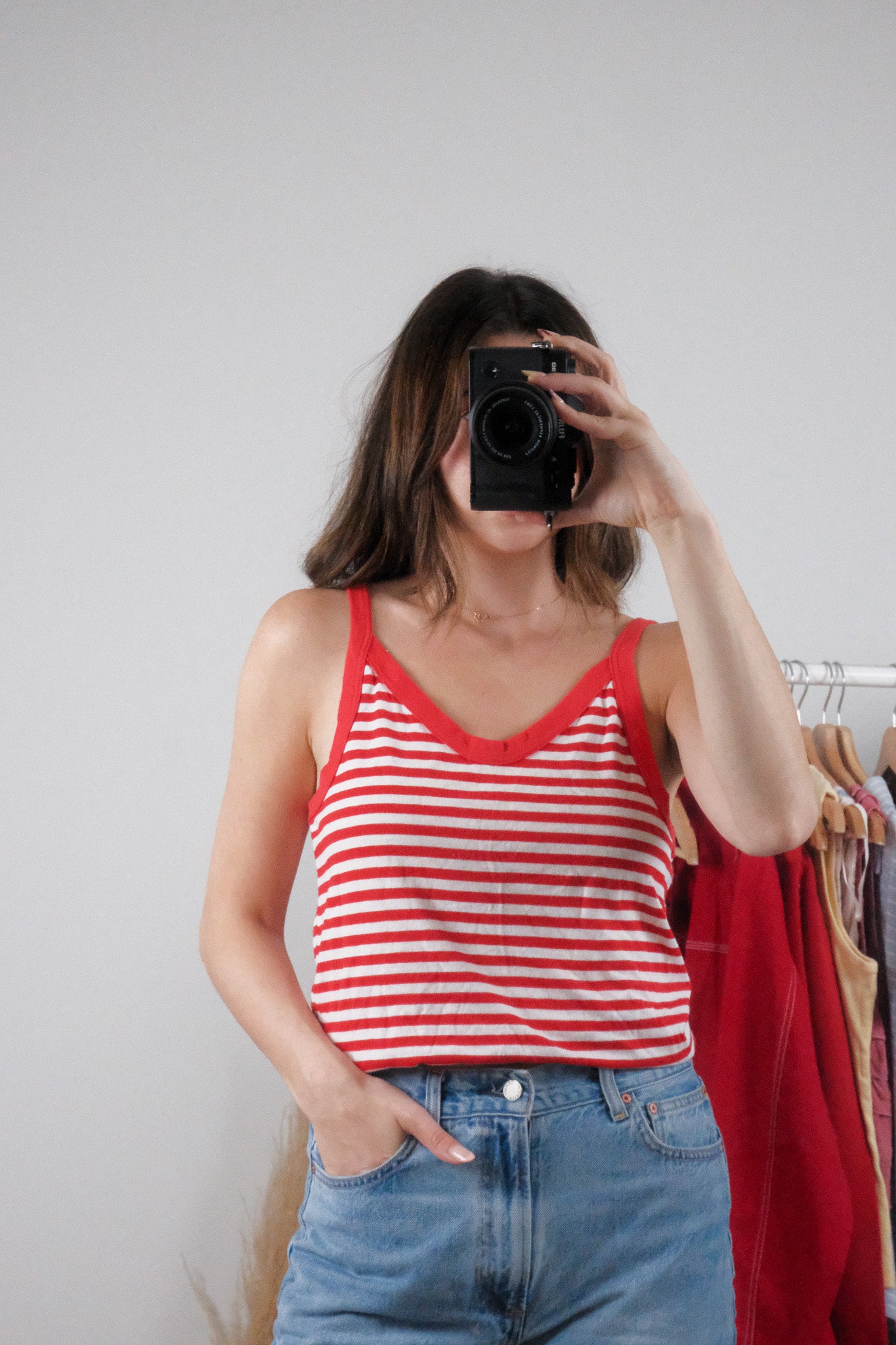 Made in Canada x Vintage x Striped Tank (M/L)