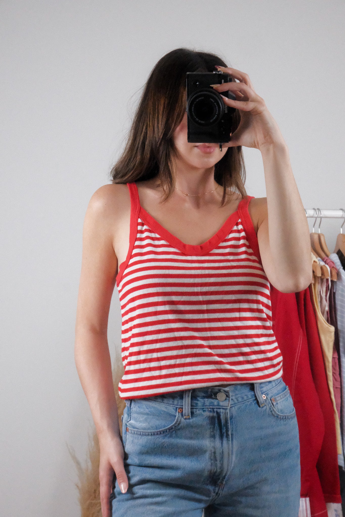 Made in Canada x Vintage x Striped Tank (M/L)