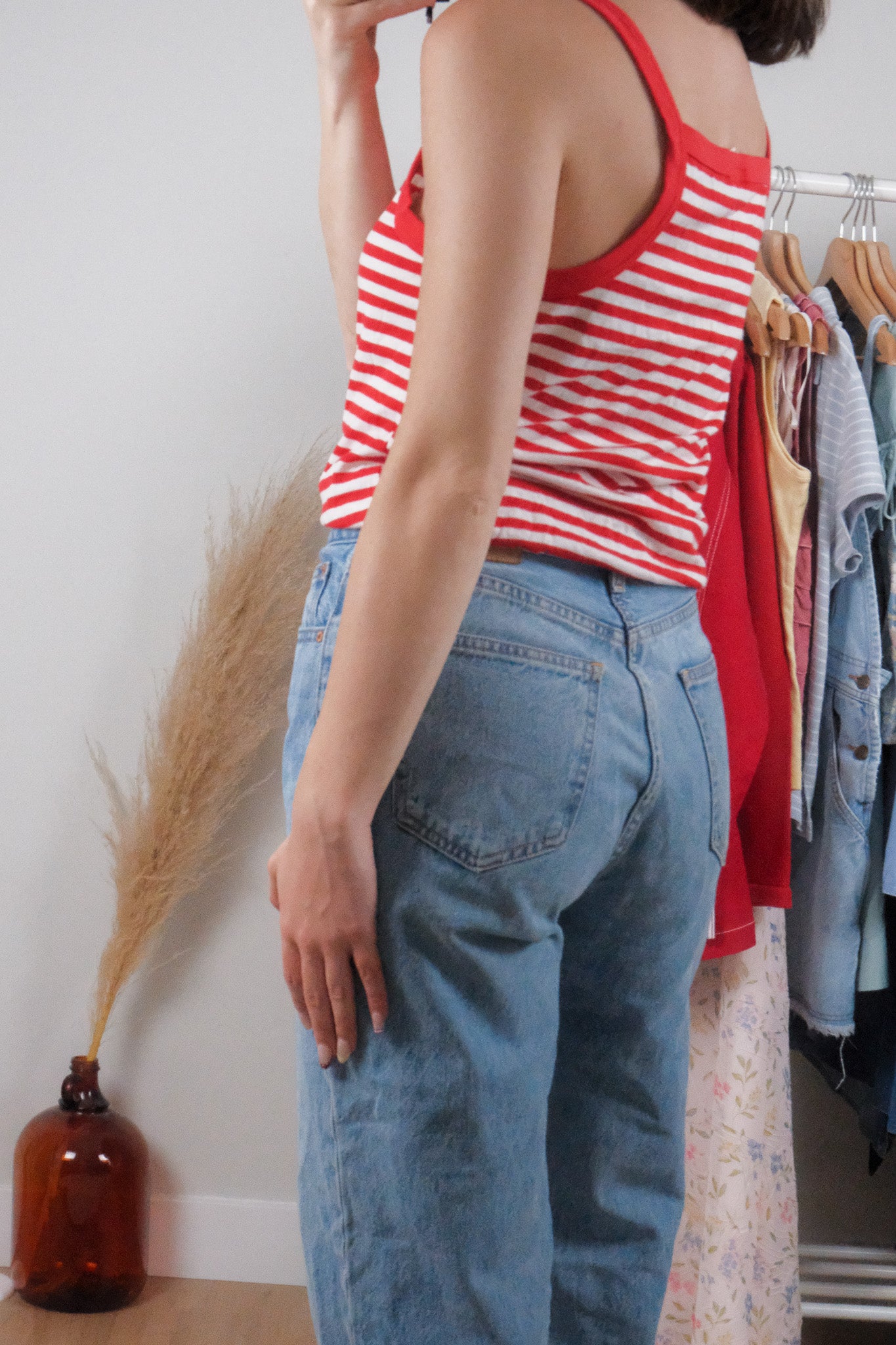 Made in Canada x Vintage x Striped Tank (M/L)