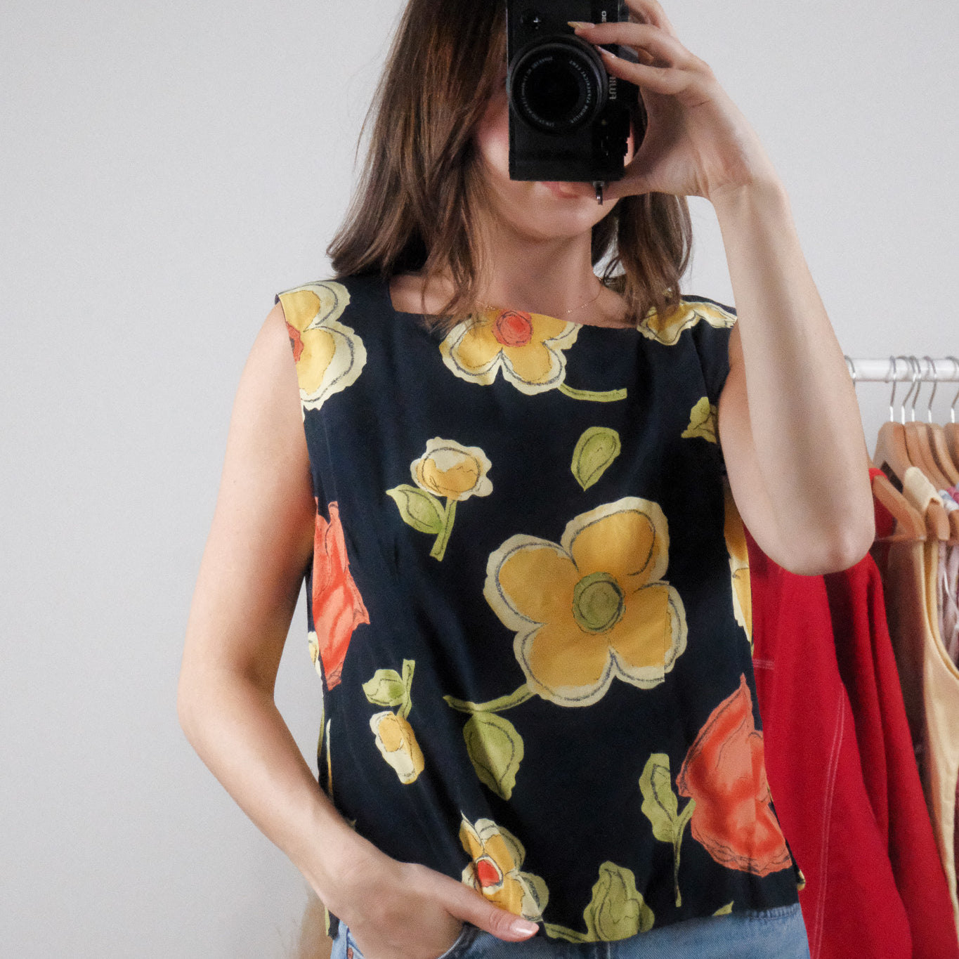 Vintage x Flower Tank (M/L)