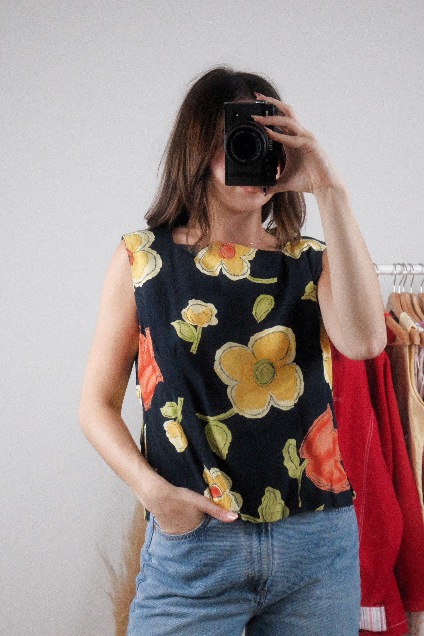 Vintage x Flower Tank (M/L)