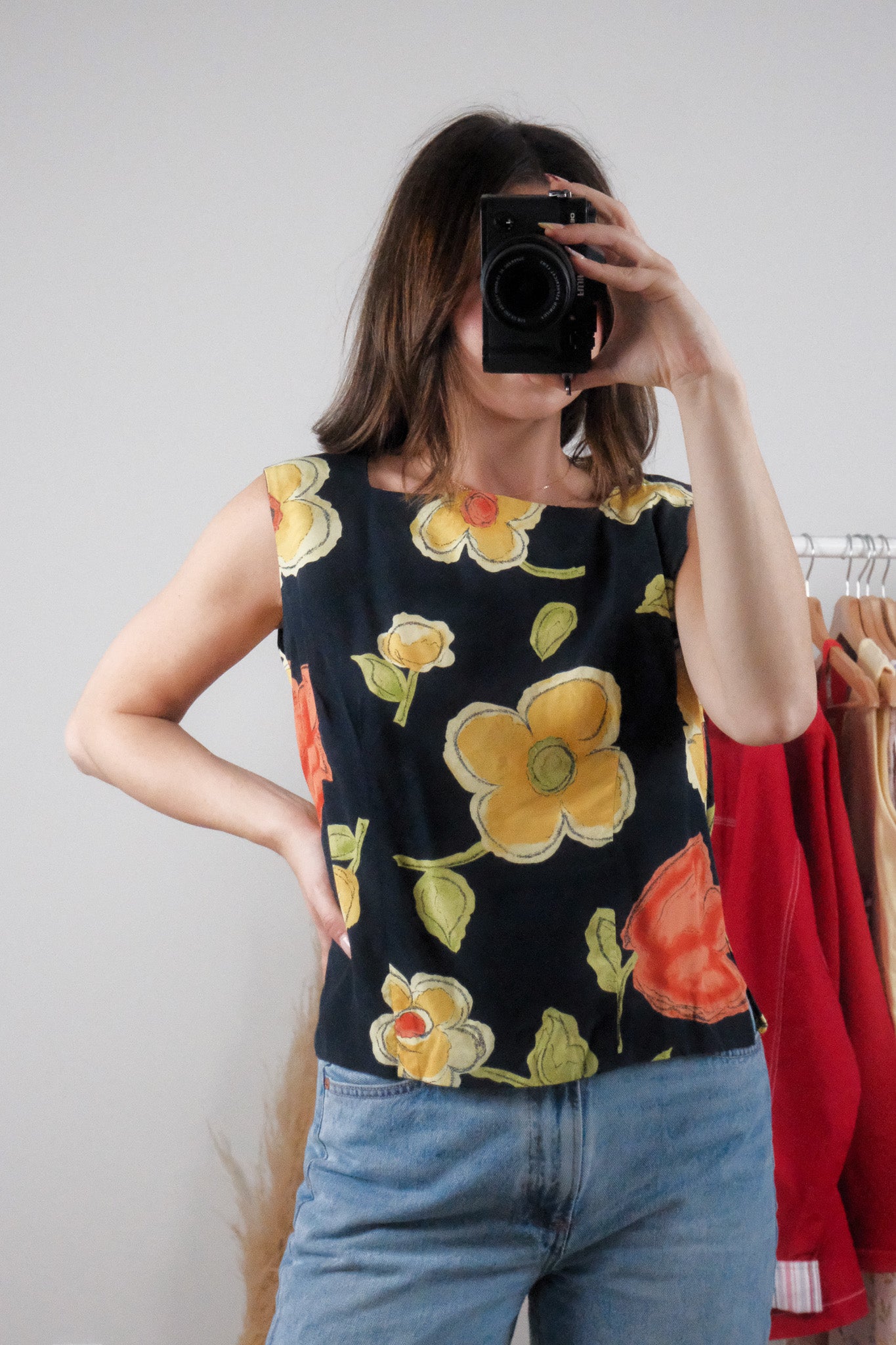 Vintage x Flower Tank (M/L)