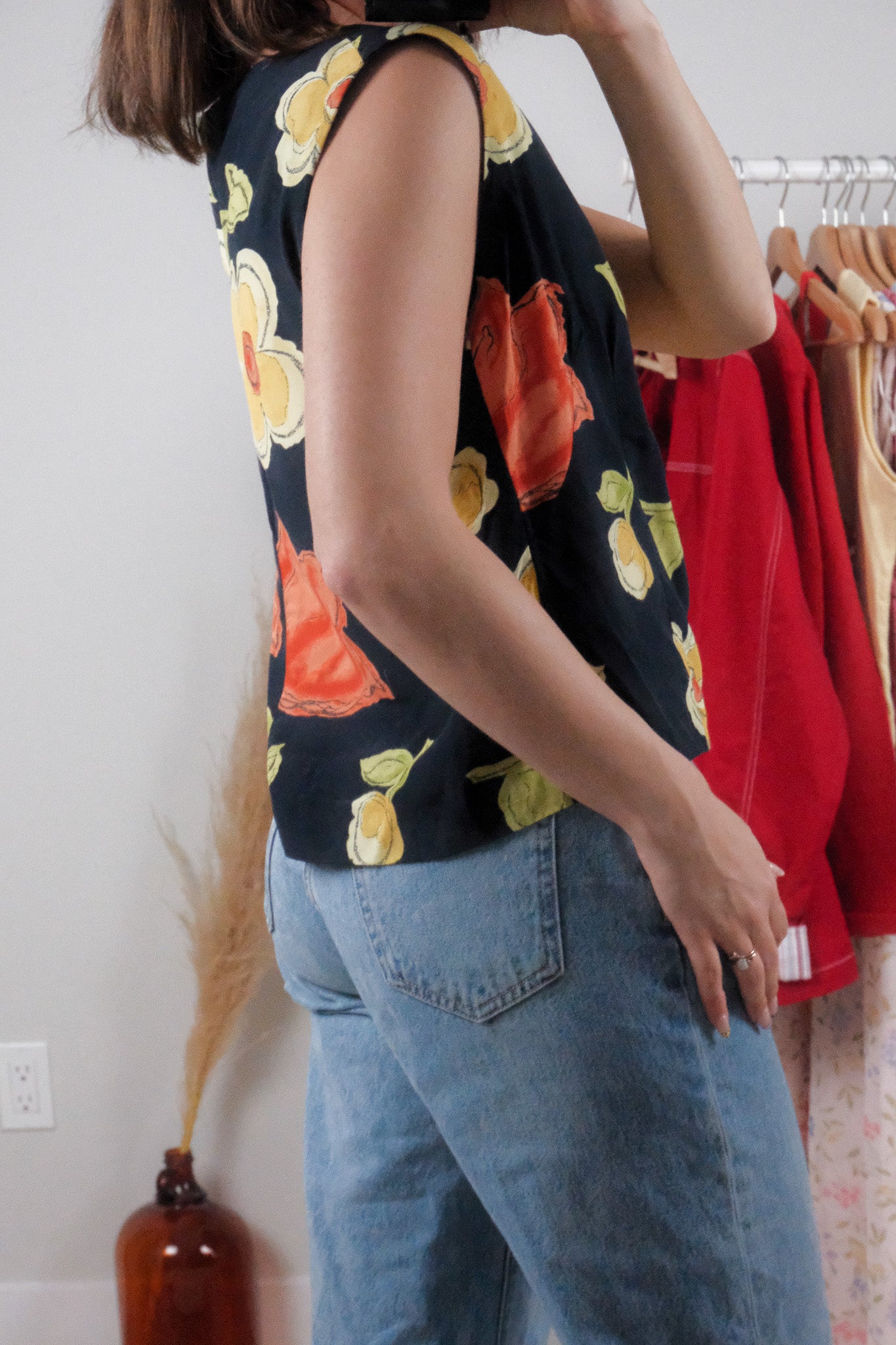Vintage x Flower Tank (M/L)