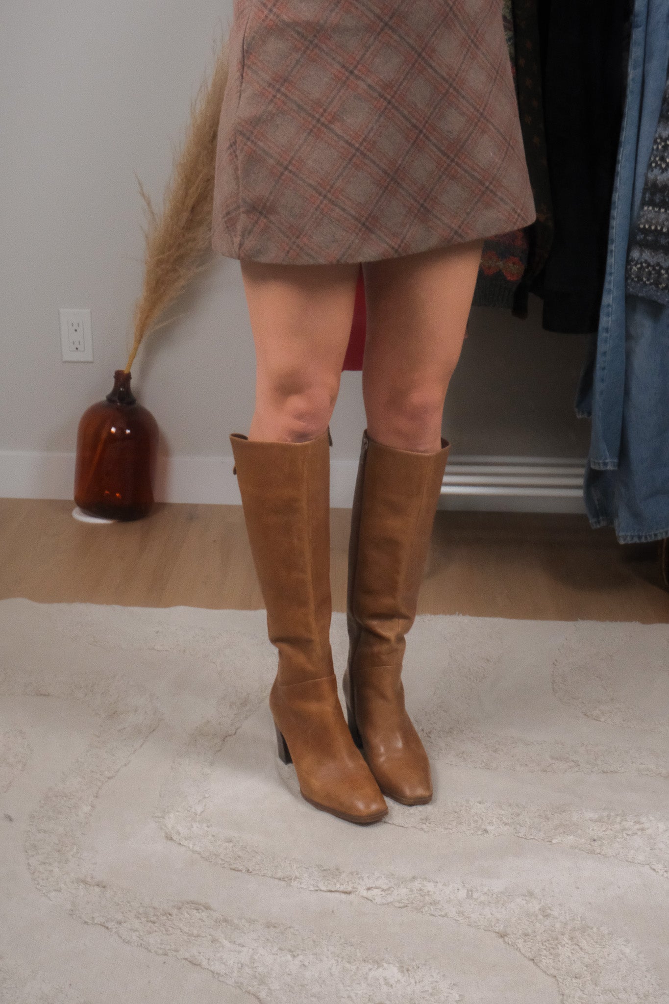 Franco Sarto x Leather Boots (9.5)