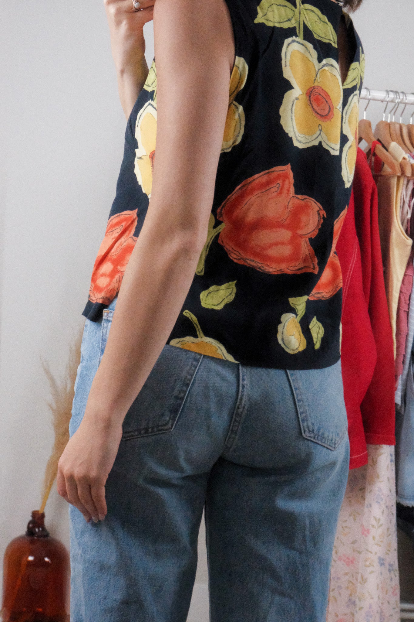 Vintage x Flower Tank (M/L)