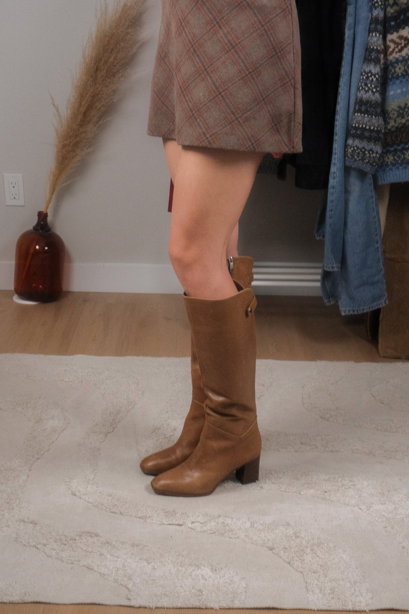 Franco Sarto x Leather Boots (9.5)