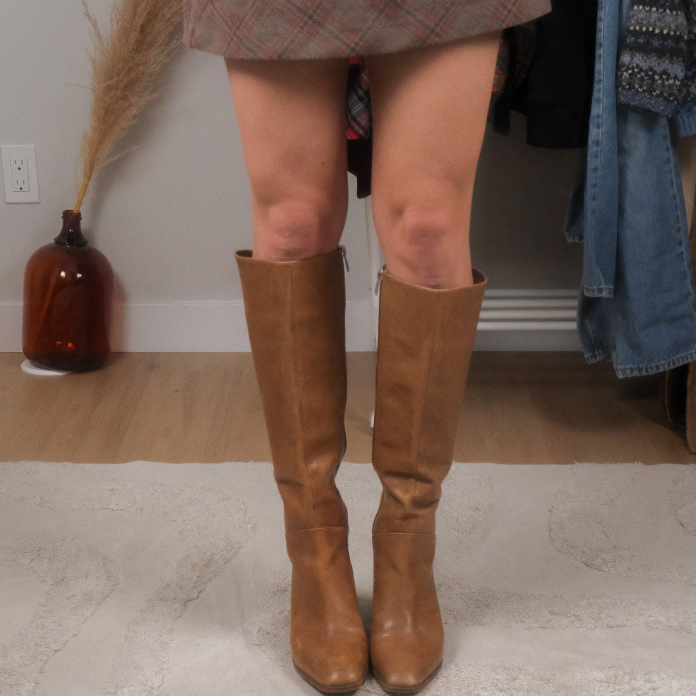 Franco Sarto x Leather Boots (9.5)