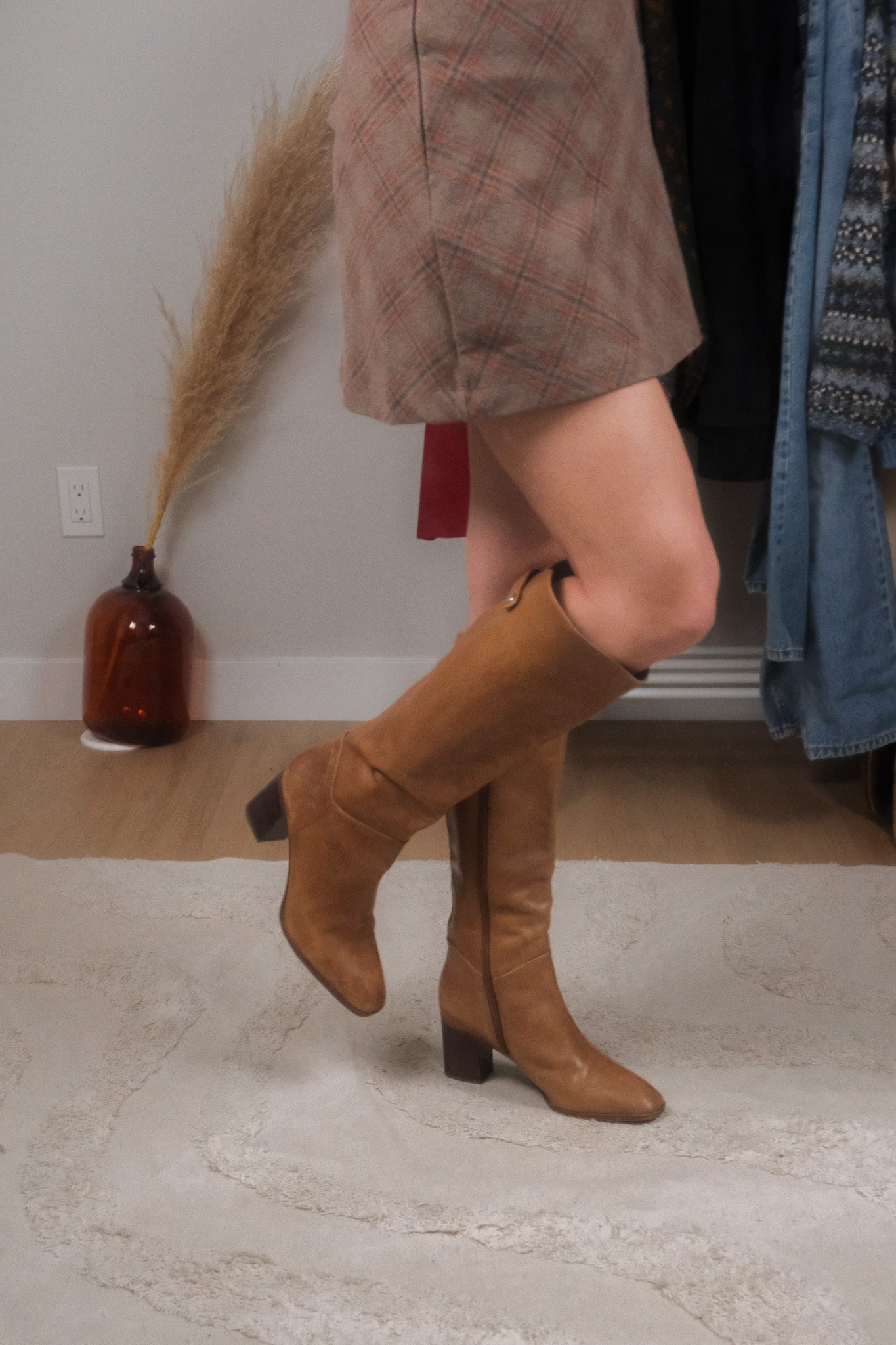 Franco Sarto x Leather Boots (9.5)
