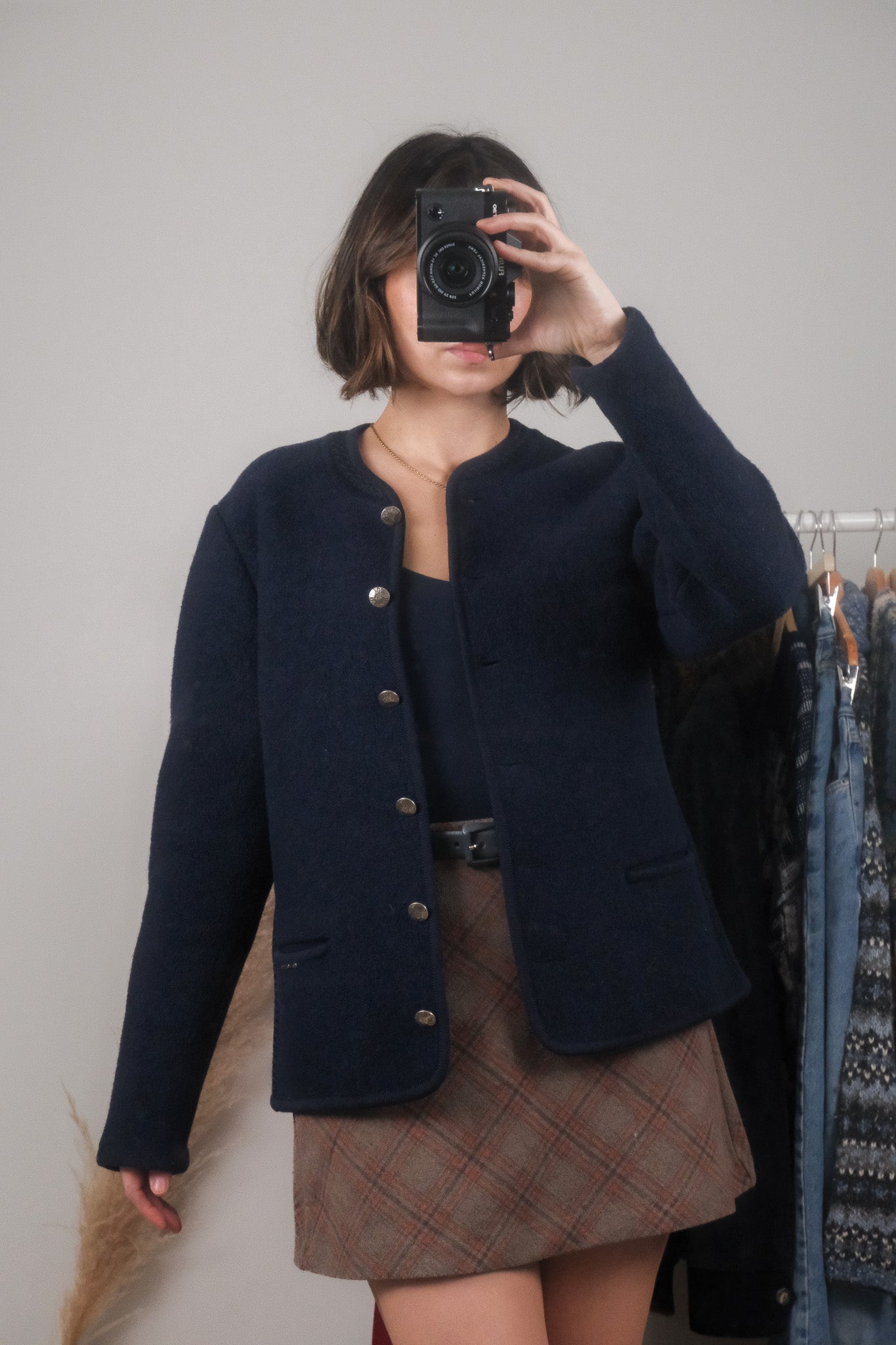 Made in Austria x Vintage x Wool Shacket (S/M)